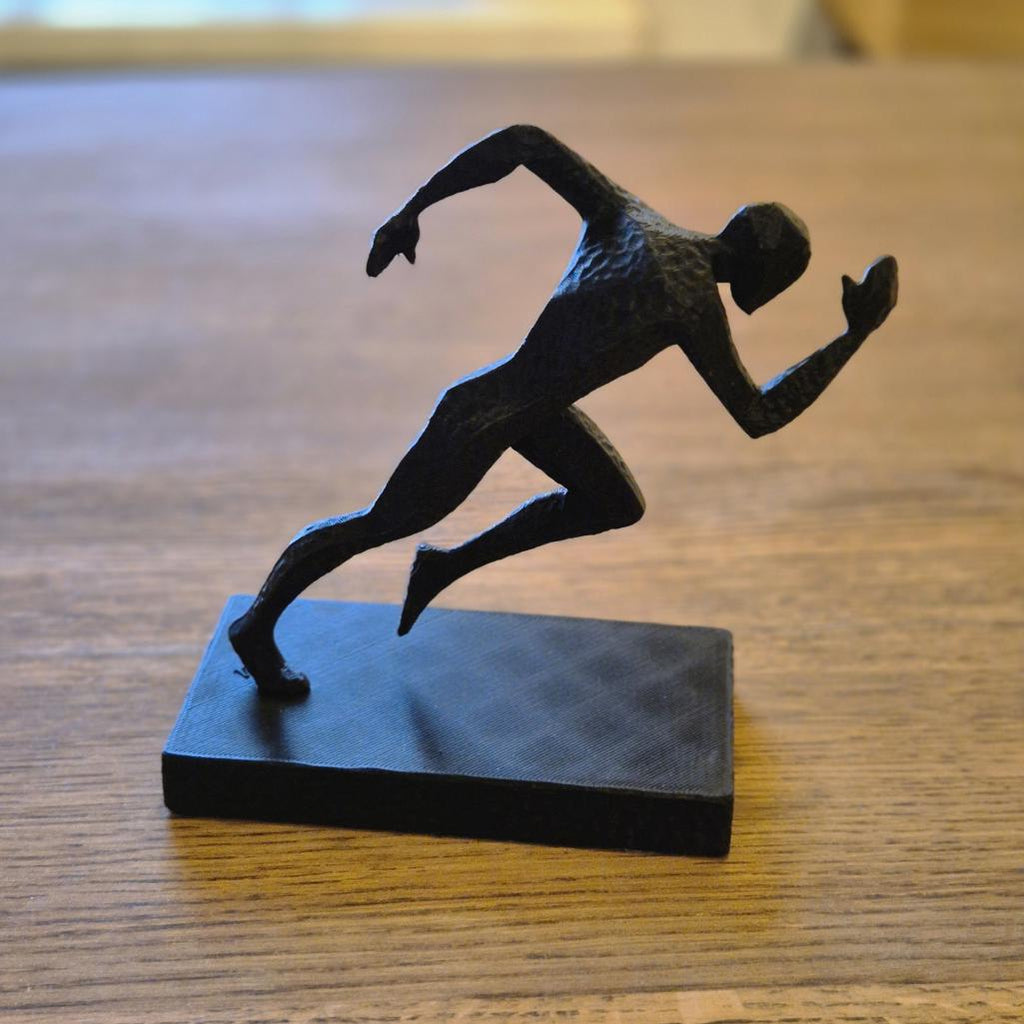 Einzigartige abstrakte Figur – Athletics Geschenk Bücherregal Home Desk Dekor