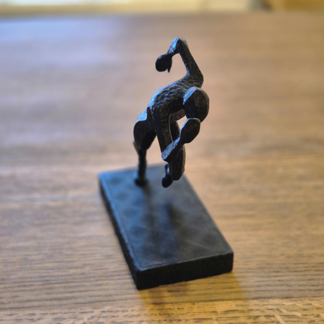 Einzigartige abstrakte Figur – Athletics Geschenk Bücherregal Home Desk Dekor