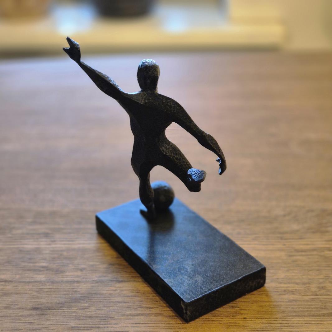 Einzigartige abstrakte Figur – Fußball-Geschenk, Bücherregal, Heim-Schreibtisch-Dekor