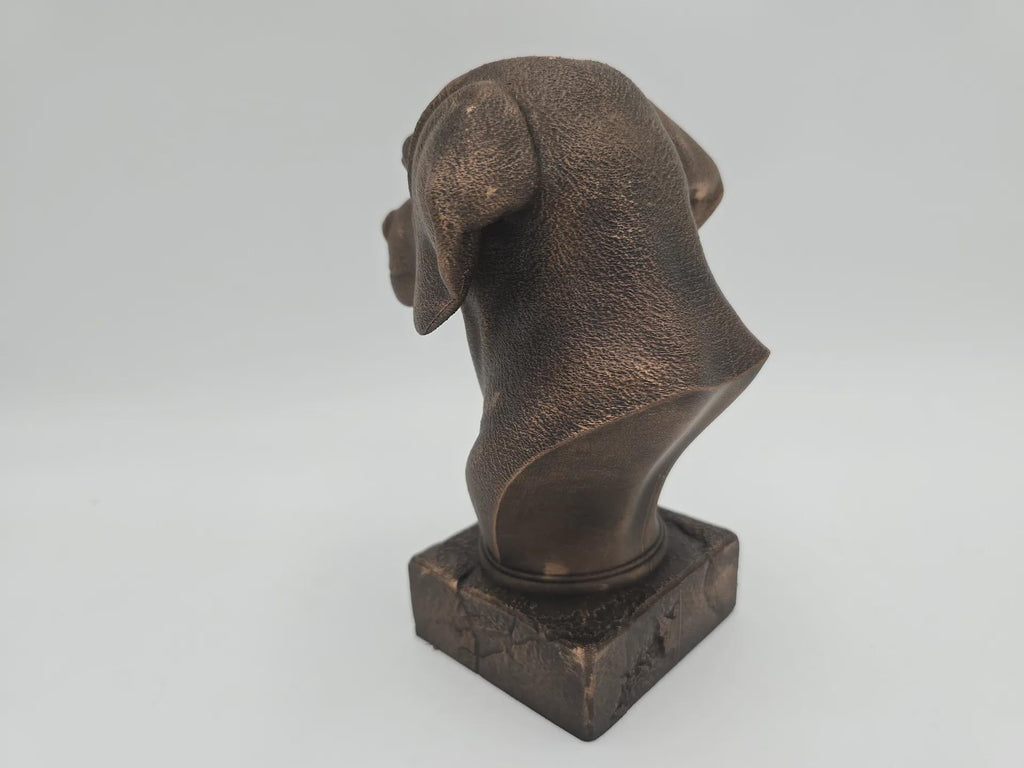 Büste einer Beagle-Hundestatue - Wohndeko Hundeliebhaber handbemaltes Ornament