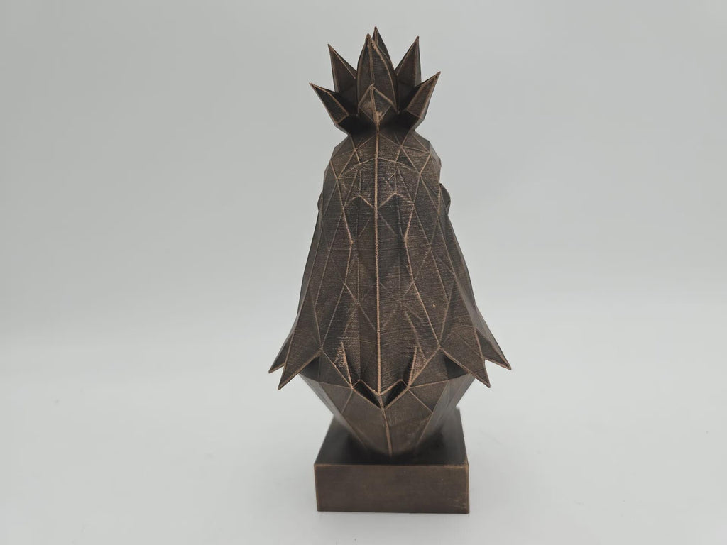 Büste einer Hahnstatue - handbemaltes Ornament für Wohndekorliebhaber