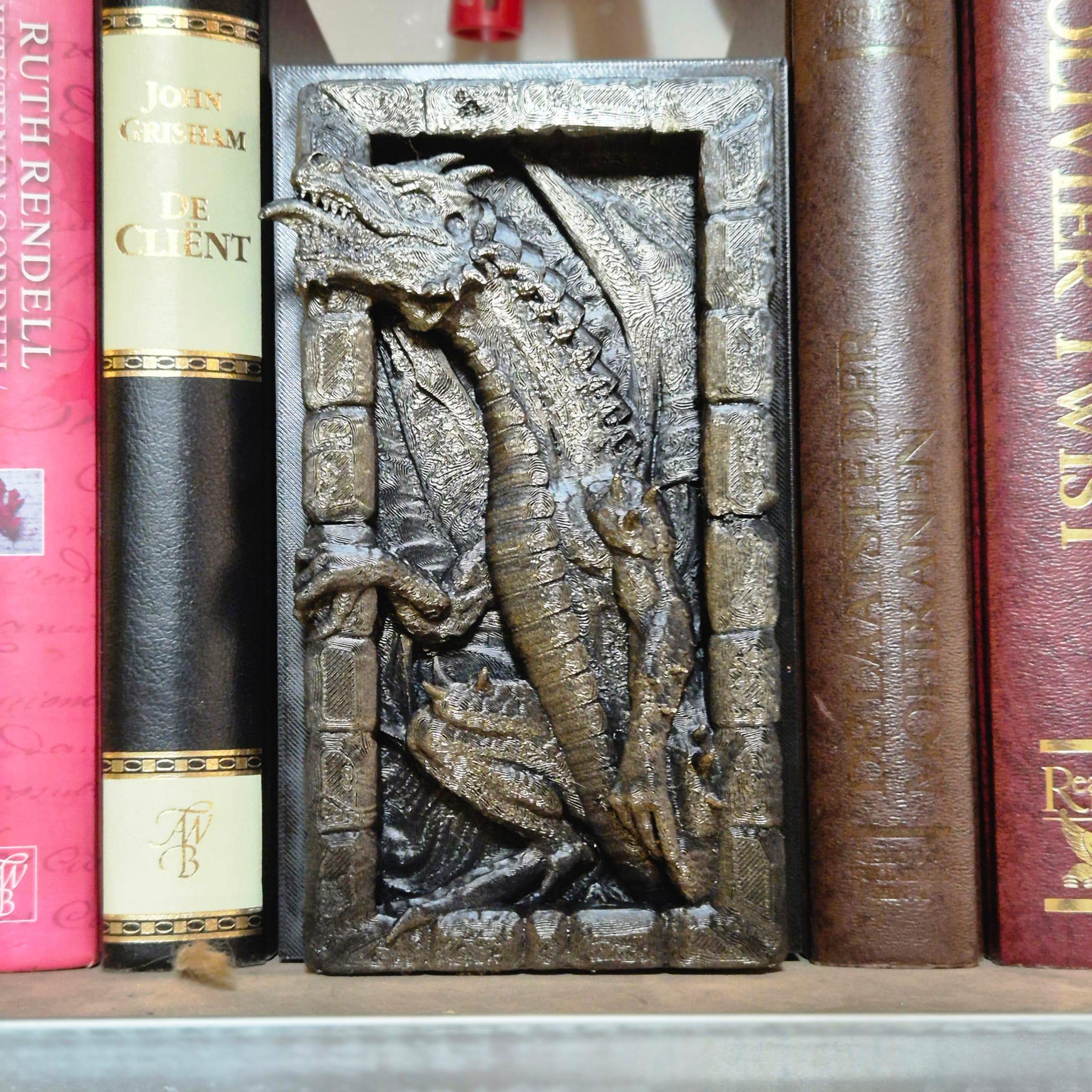 Fantasy Dragon Wandbuch Nook - 3D-gedruckter Kletterer