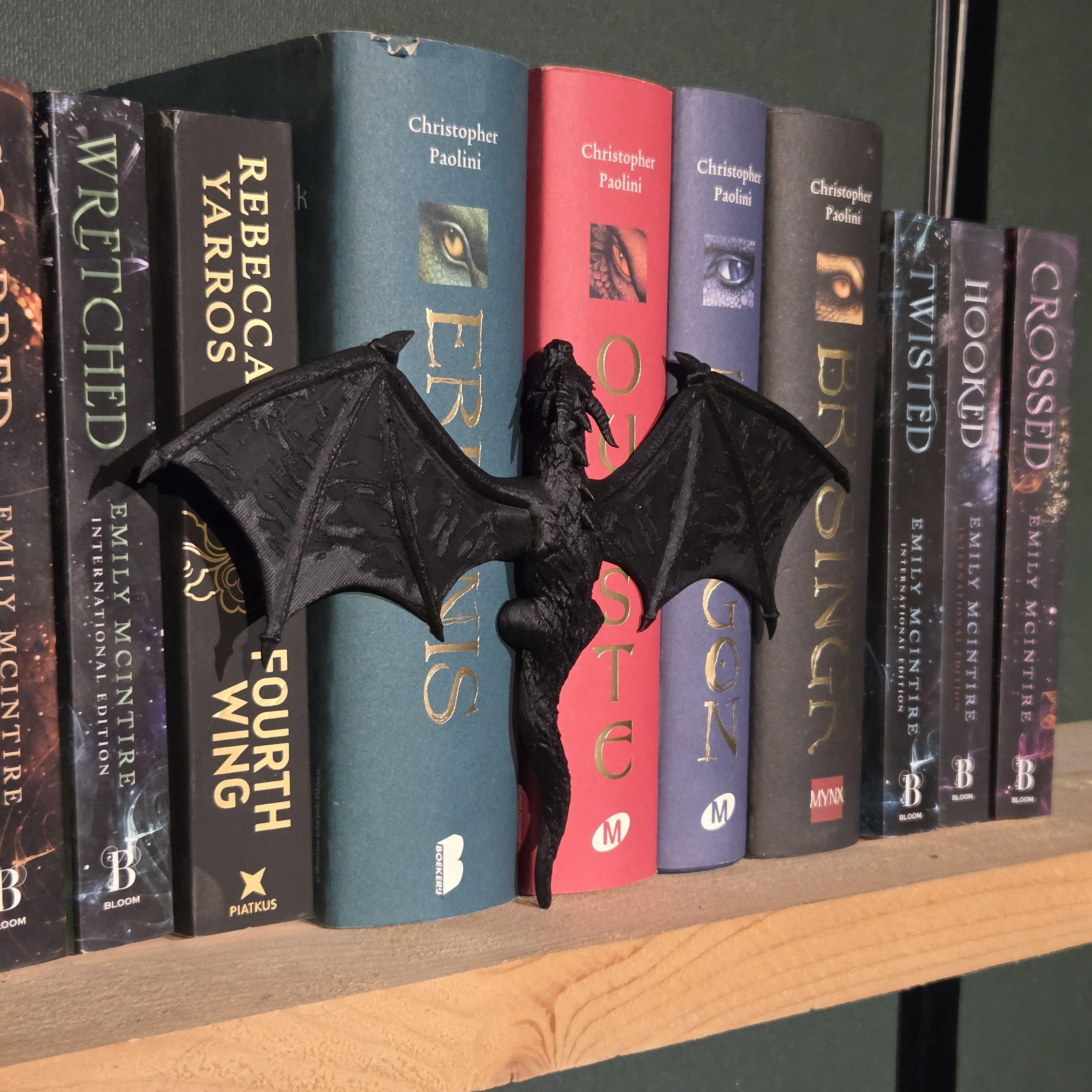 Goldener Drachen-Rückenklammer – Fantasy-Begleiter, der sich um den Rücken deines Buches schlingt | Fantasy-Bücherregal-Wächter