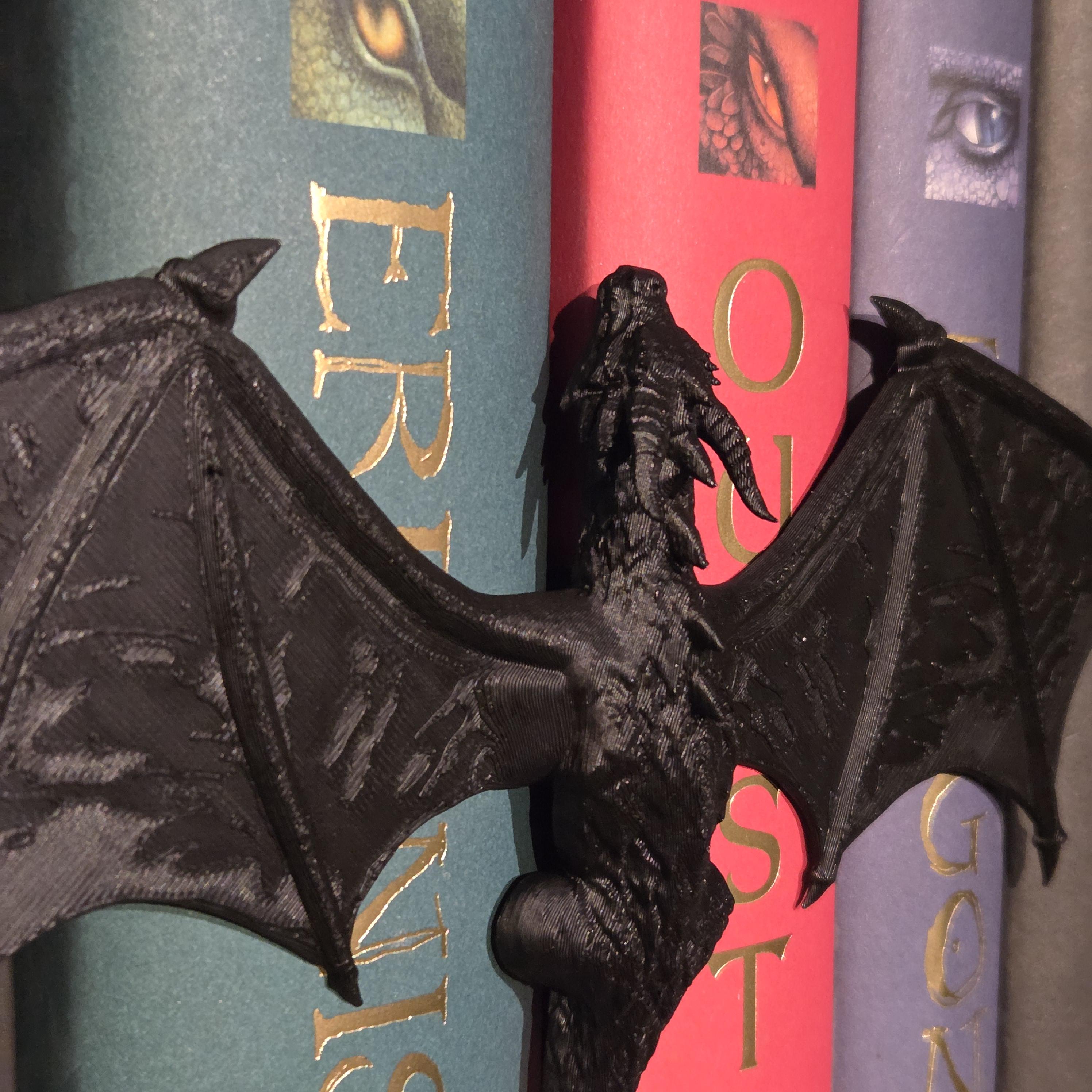 Goldener Drachen-Rückenklammer – Fantasy-Begleiter, der sich um den Rücken deines Buches schlingt | Fantasy-Bücherregal-Wächter