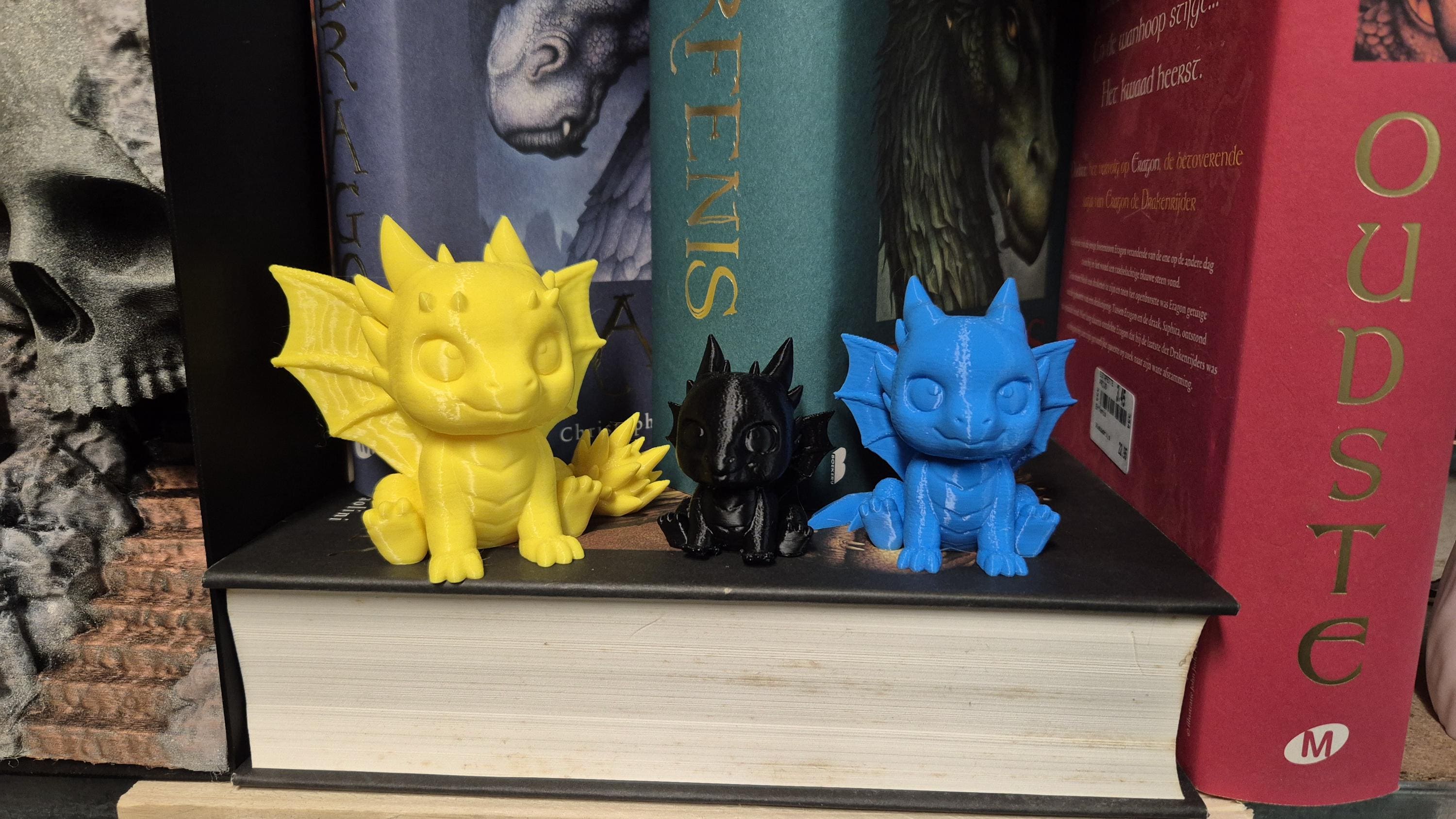 Dragon fantasy Figurines | Tairn, Andarna & Sgaeyl  Fourth Wing Dragons Decor | Bookish Collectibles | Dragon Lover Gift