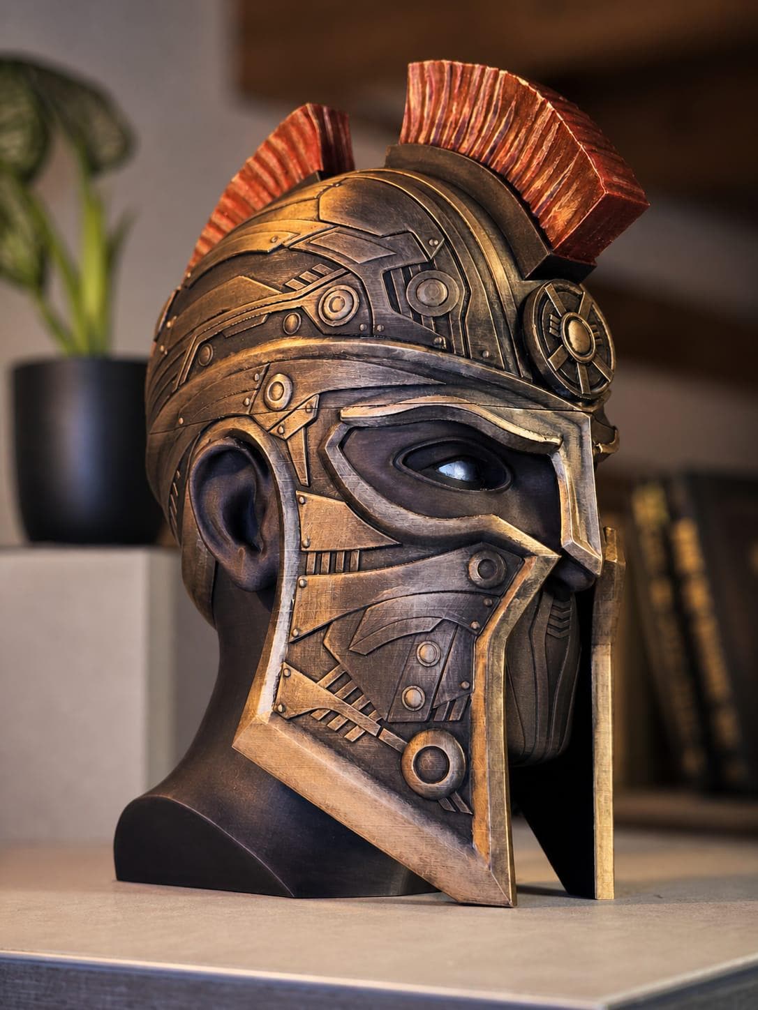 Spartan Warrior Headphone Stand - gift decor