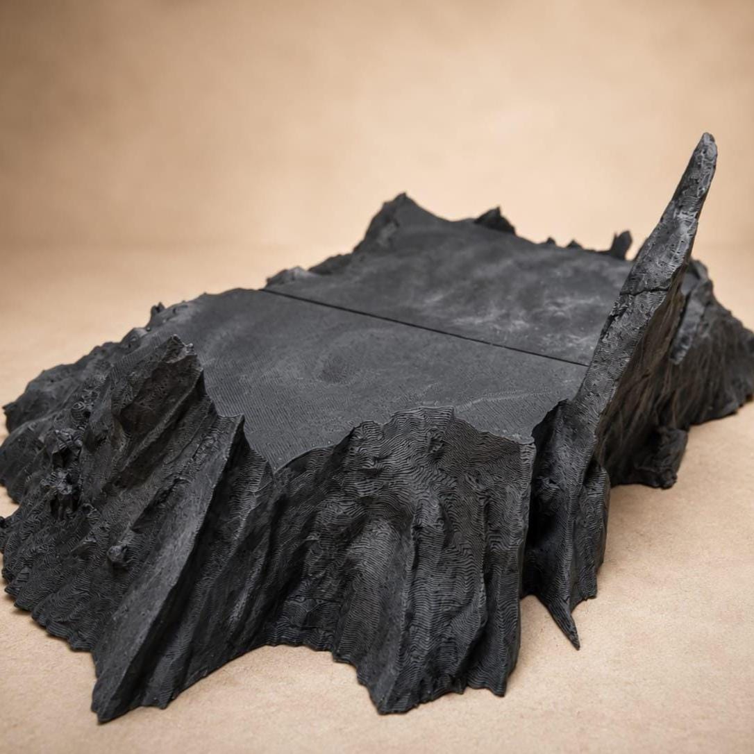 Book holder rocks display - horror fantasy bookshelf decor gift for him gift for her