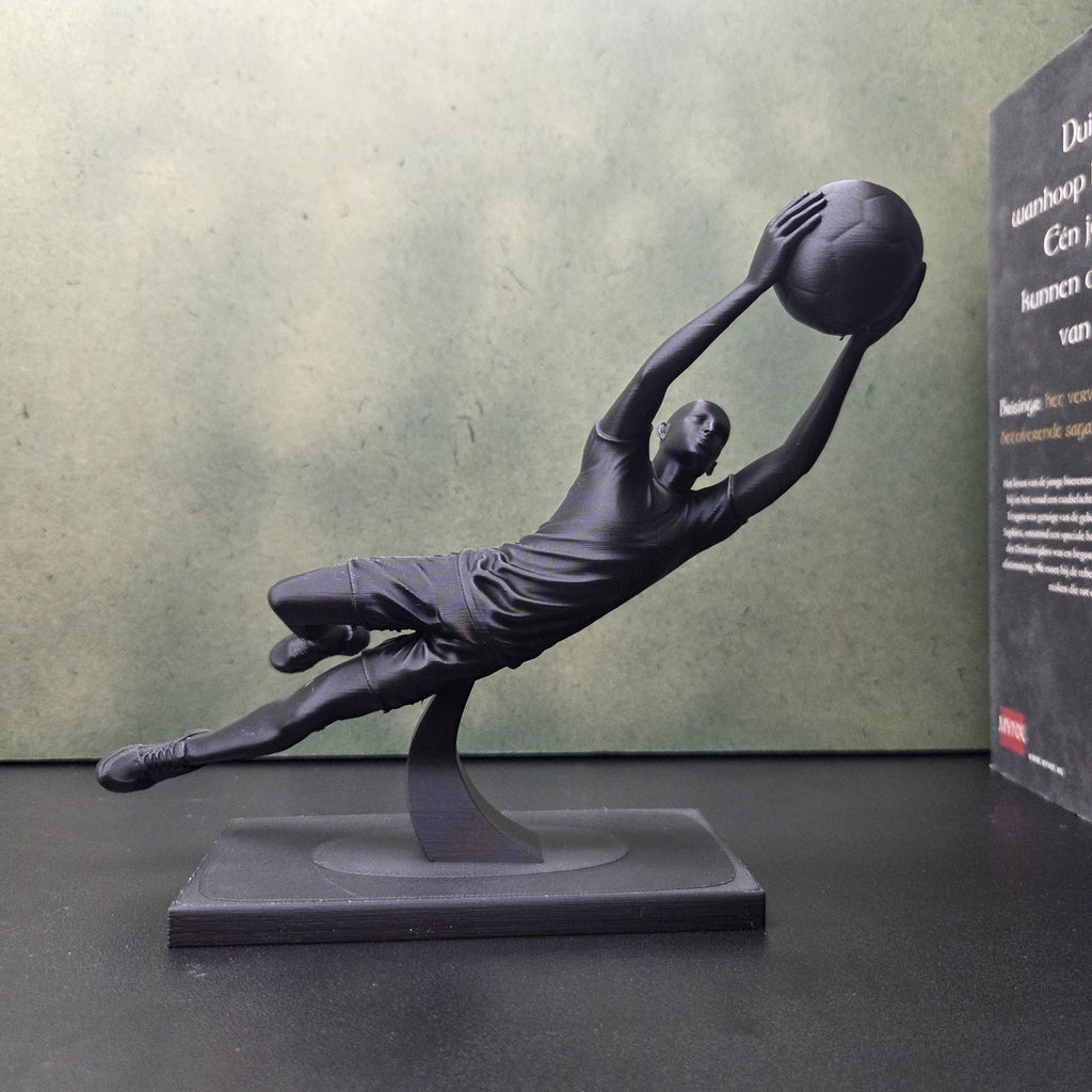 Soccer Goalkeeper Statue | Football Goalie Gift | Goalkeeper Sculpture | Soccer Player Decor | Football Gift for Him | Sports Decor