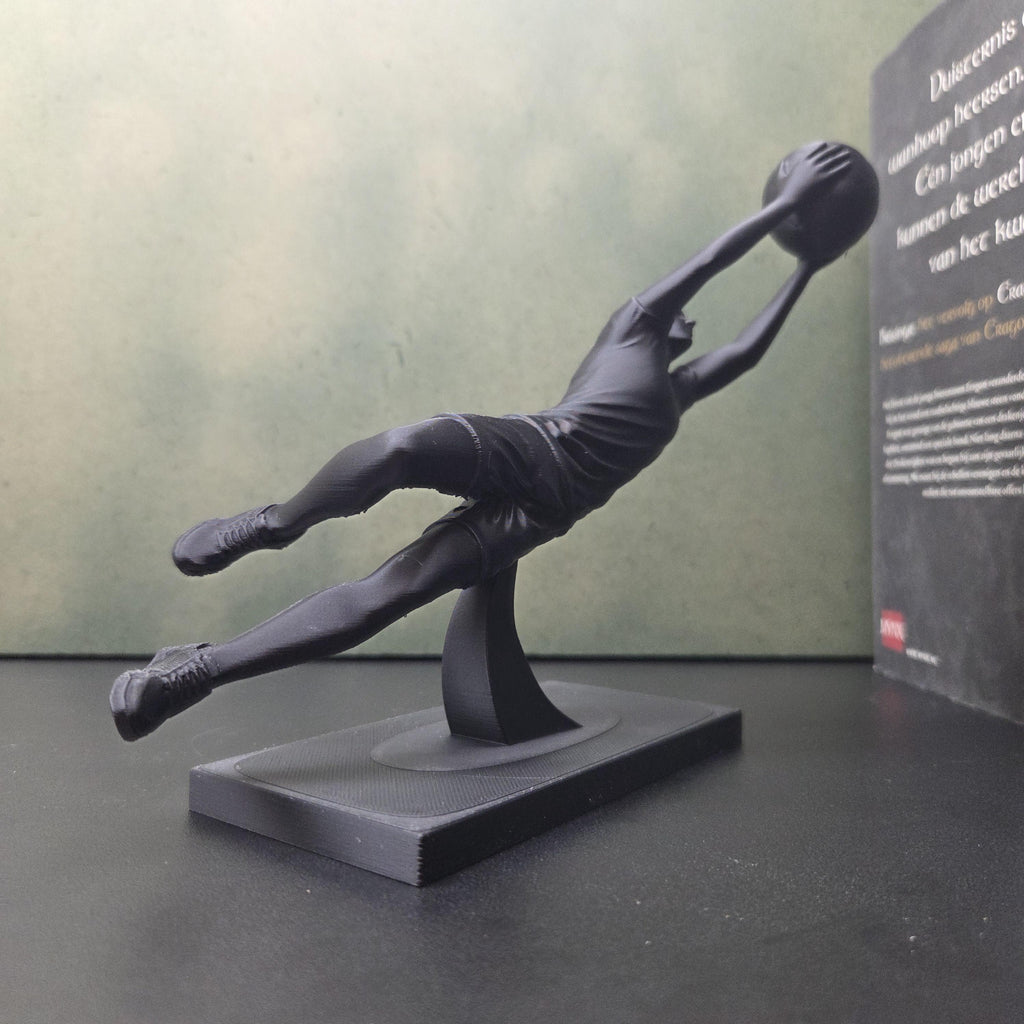 Soccer Goalkeeper Statue | Football Goalie Gift | Goalkeeper Sculpture | Soccer Player Decor | Football Gift for Him | Sports Decor