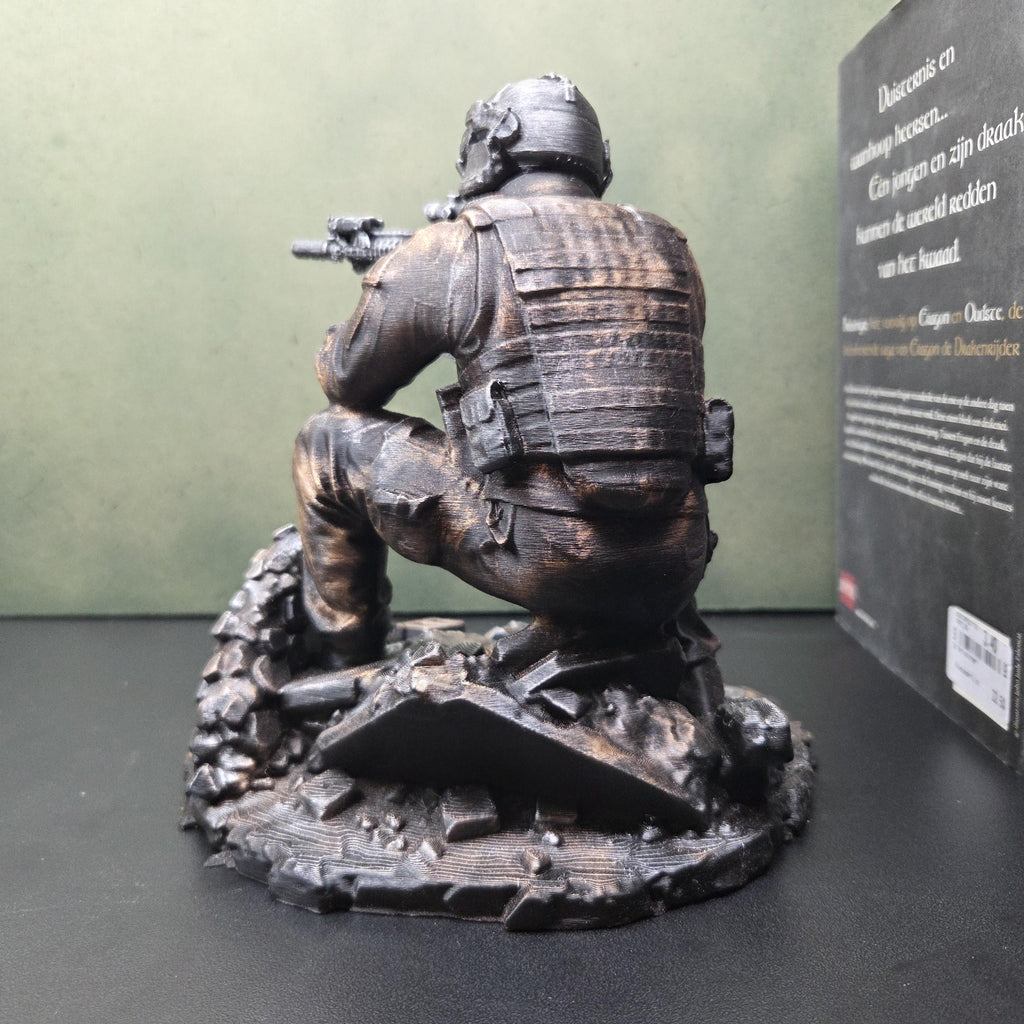 Military Controller Holder | Soldier Gaming Stand | PS5 Xbox Controller Stand | Gamer Desk Decor | Tactical Controller Display