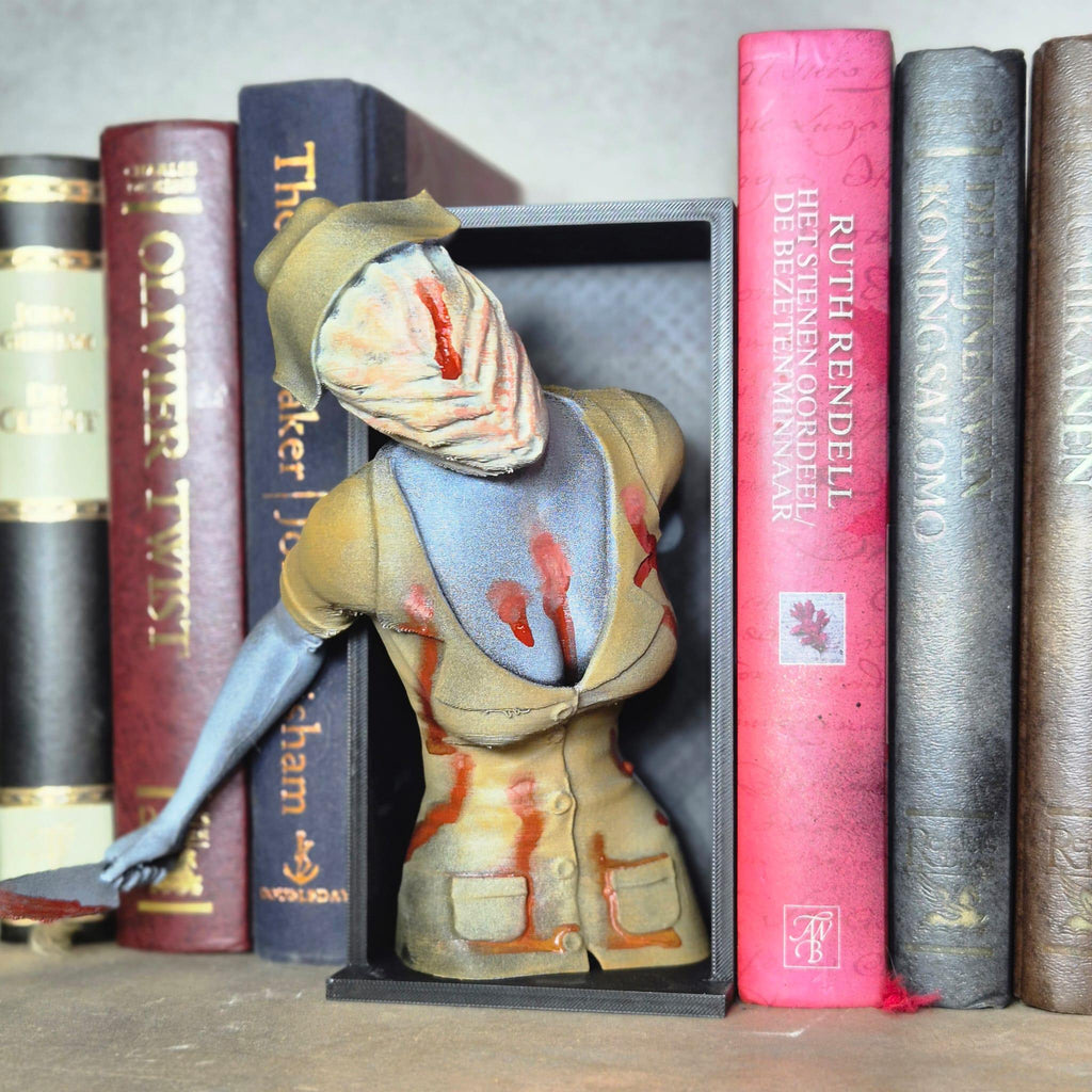 Nurse Book Nook -  Horror Decor for Your Bookshelf and bookend