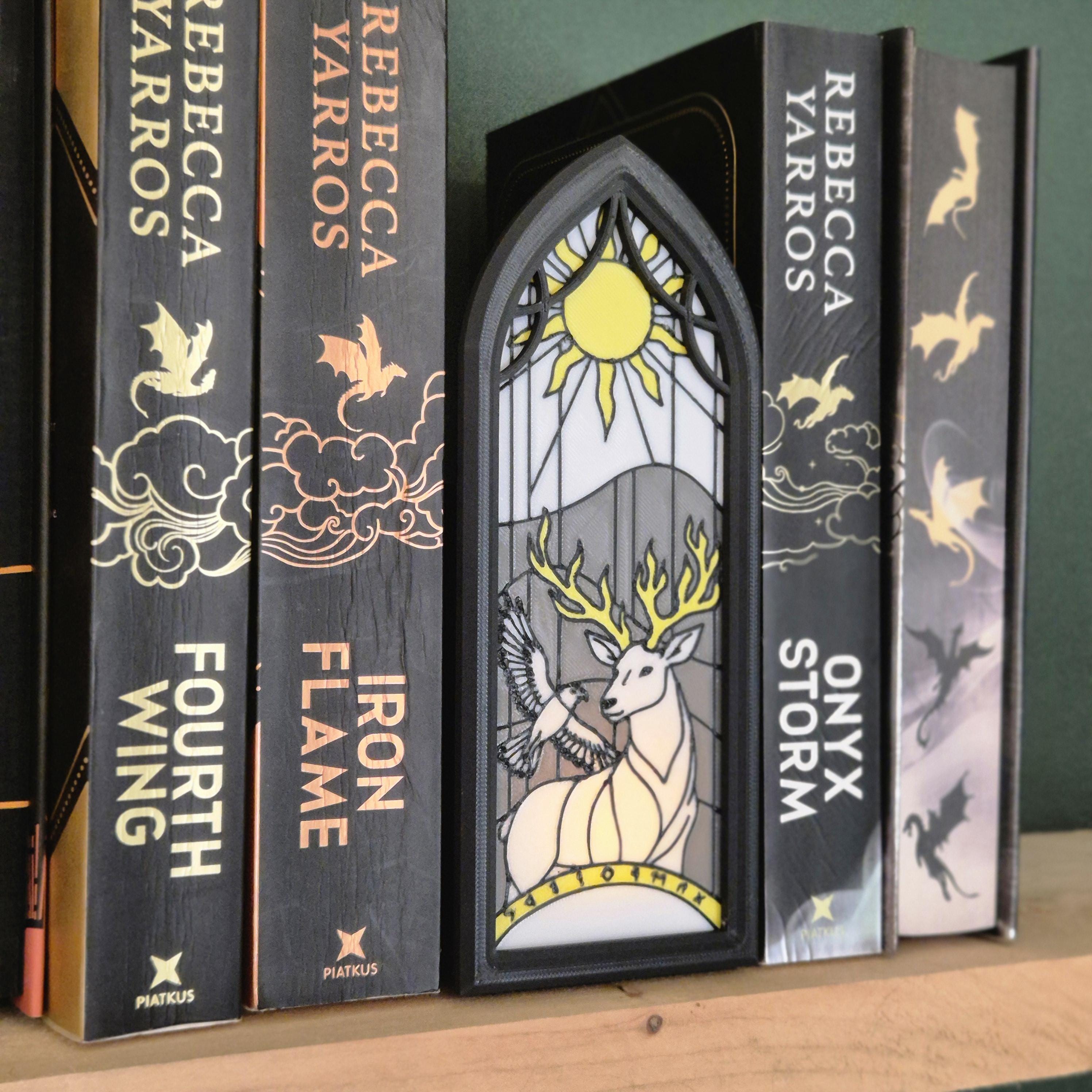 Book Nook The Stag & Sun – Illuminated Stained Glass