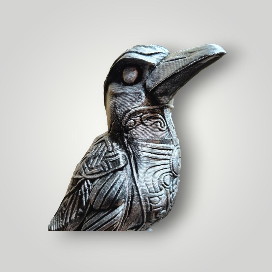 Viking Raven Wall Decor – Norse Mythology Art - gift for him her christmas