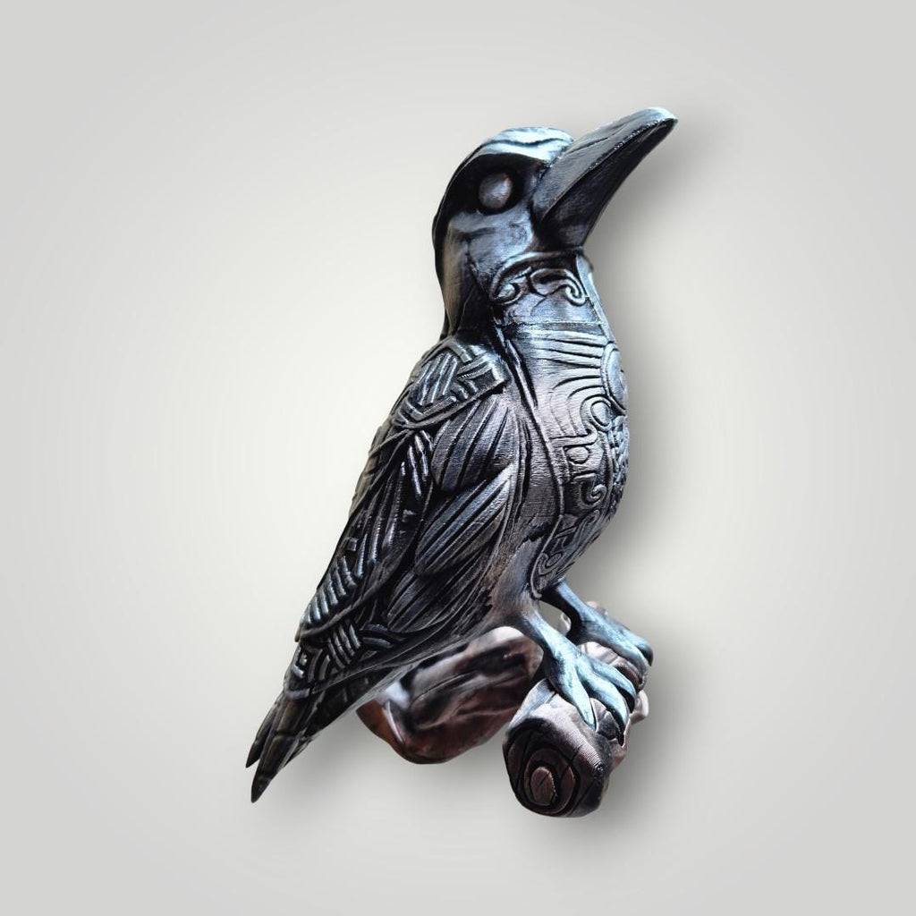 Viking Raven Wall Decor – Norse Mythology Art - gift for him her christmas