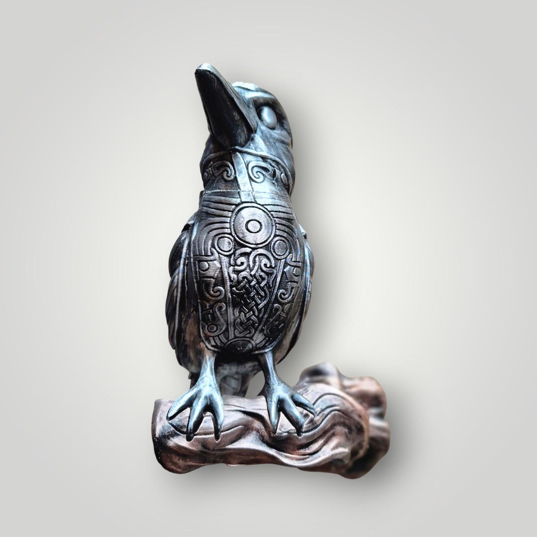 Viking Raven Wall Decor – Norse Mythology Art - gift for him her christmas
