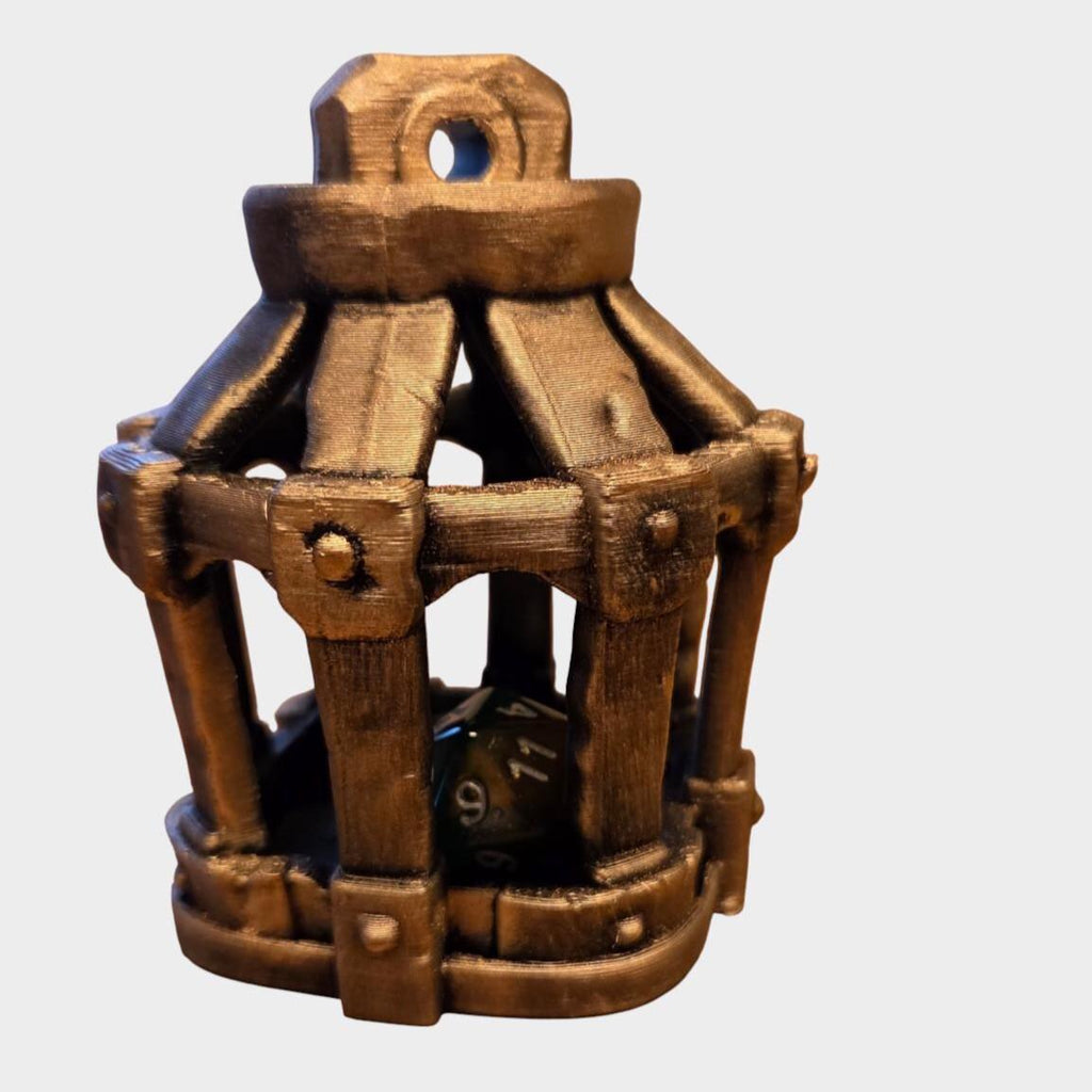 Dice Jail Dice Prison – Naughty Dice Holder for DnD & Tabletop RPGs – Funny Dice Punishment Cage – Dungeon Master Accessory