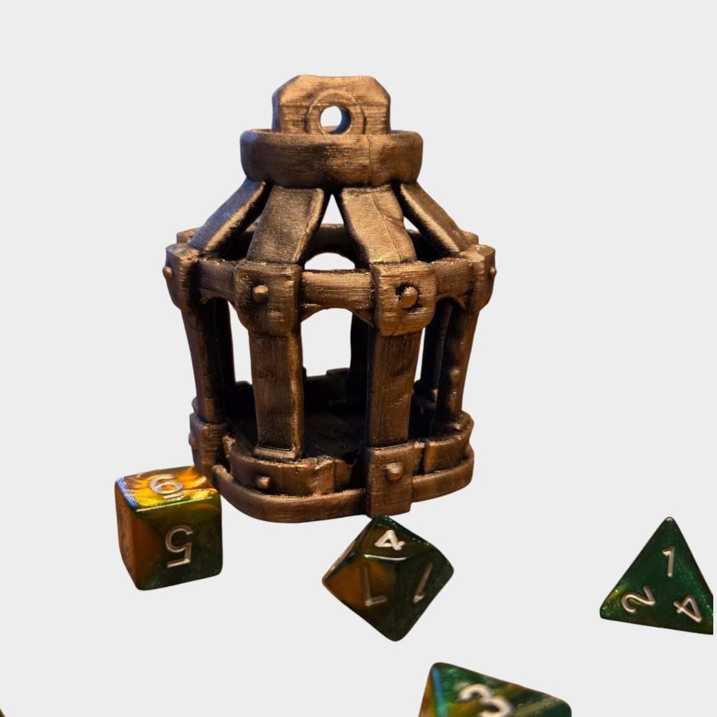 Dice Jail Dice Prison – Naughty Dice Holder for DnD & Tabletop RPGs – Funny Dice Punishment Cage – Dungeon Master Accessory