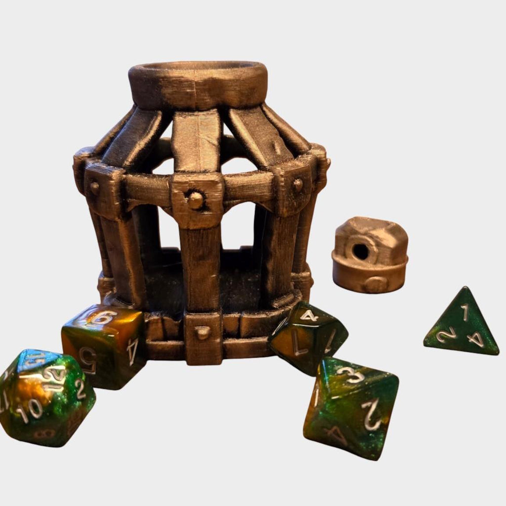 Dice Jail Dice Prison – Naughty Dice Holder for DnD & Tabletop RPGs – Funny Dice Punishment Cage – Dungeon Master Accessory