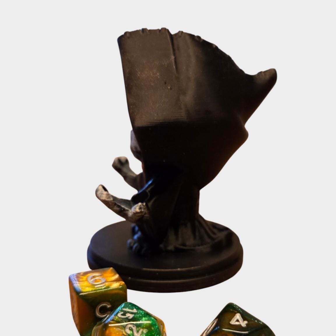 Grim Reaper Dice Holder – Death Dice Guardian for DnD & Tabletop RPGs – Gothic Dice Display – Dungeon Master Accessory