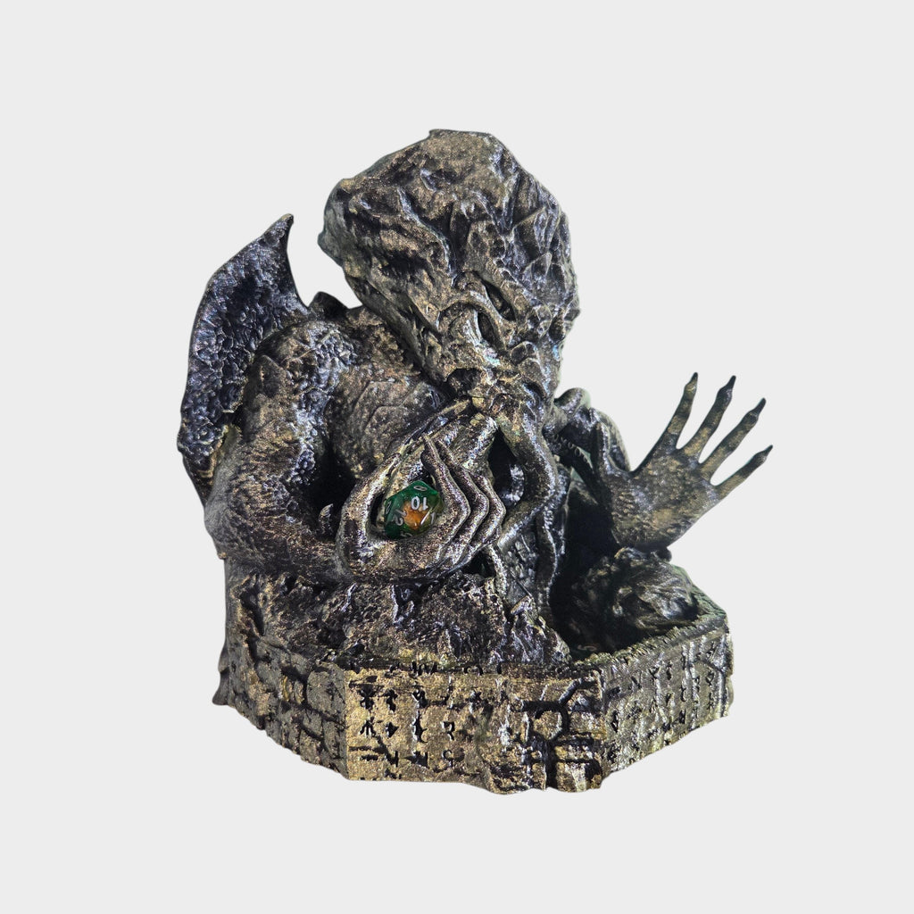 Lovecraftian Dice Tower | Eldritch Horror Dice Roller | RPG Dice Tower | Tabletop Gaming Accessory