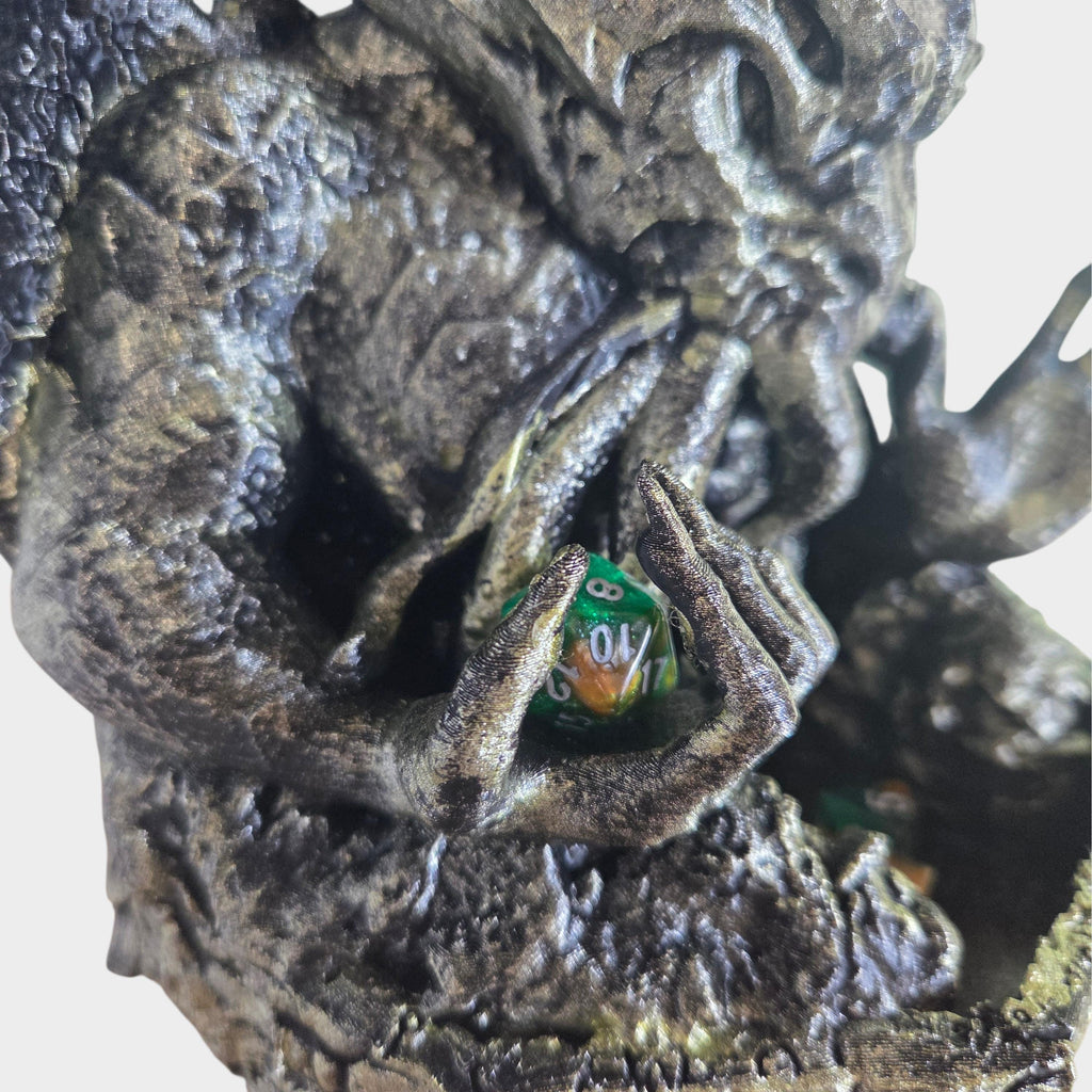 Lovecraftian Dice Tower | Eldritch Horror Dice Roller | RPG Dice Tower | Tabletop Gaming Accessory