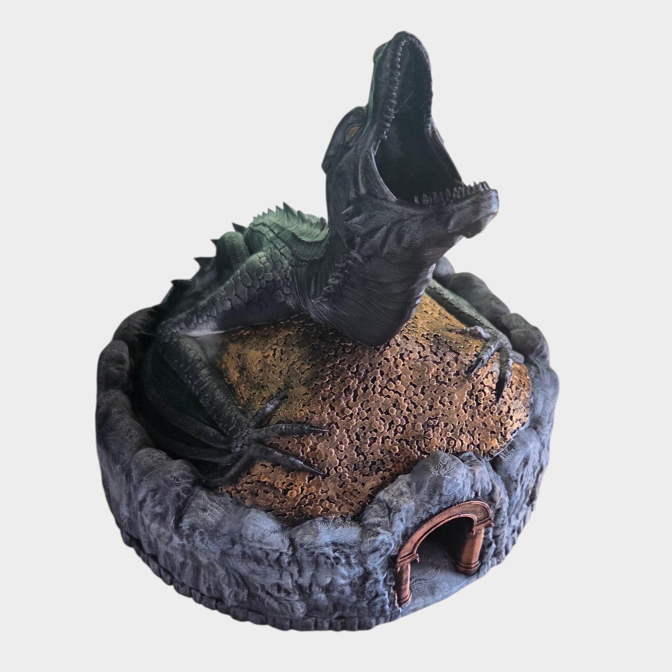 Dragon Dice Tower | Dragon Nest Dice Roller | DND Dice Tower | Tabletop RPG Gaming Accessory