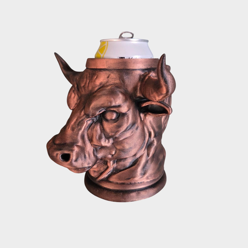 Bull Can Holder Mug – Fantasy Tankard for 330 ml and 500 ml (12 oz / 16–16.9 oz) Cans | Perfect for DND and Tabletop Gaming
