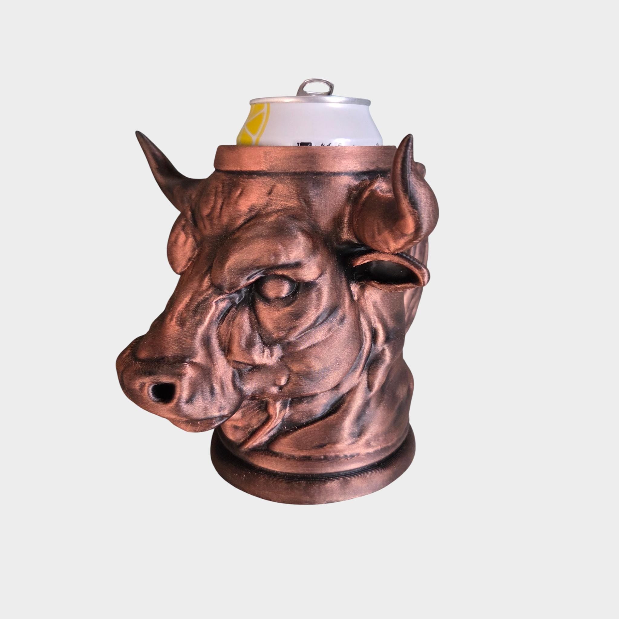 Bull Can Holder Mug – Fantasy Tankard for 330 ml and 500 ml (12 oz / 16–16.9 oz) Cans | Perfect for DND and Tabletop Gaming