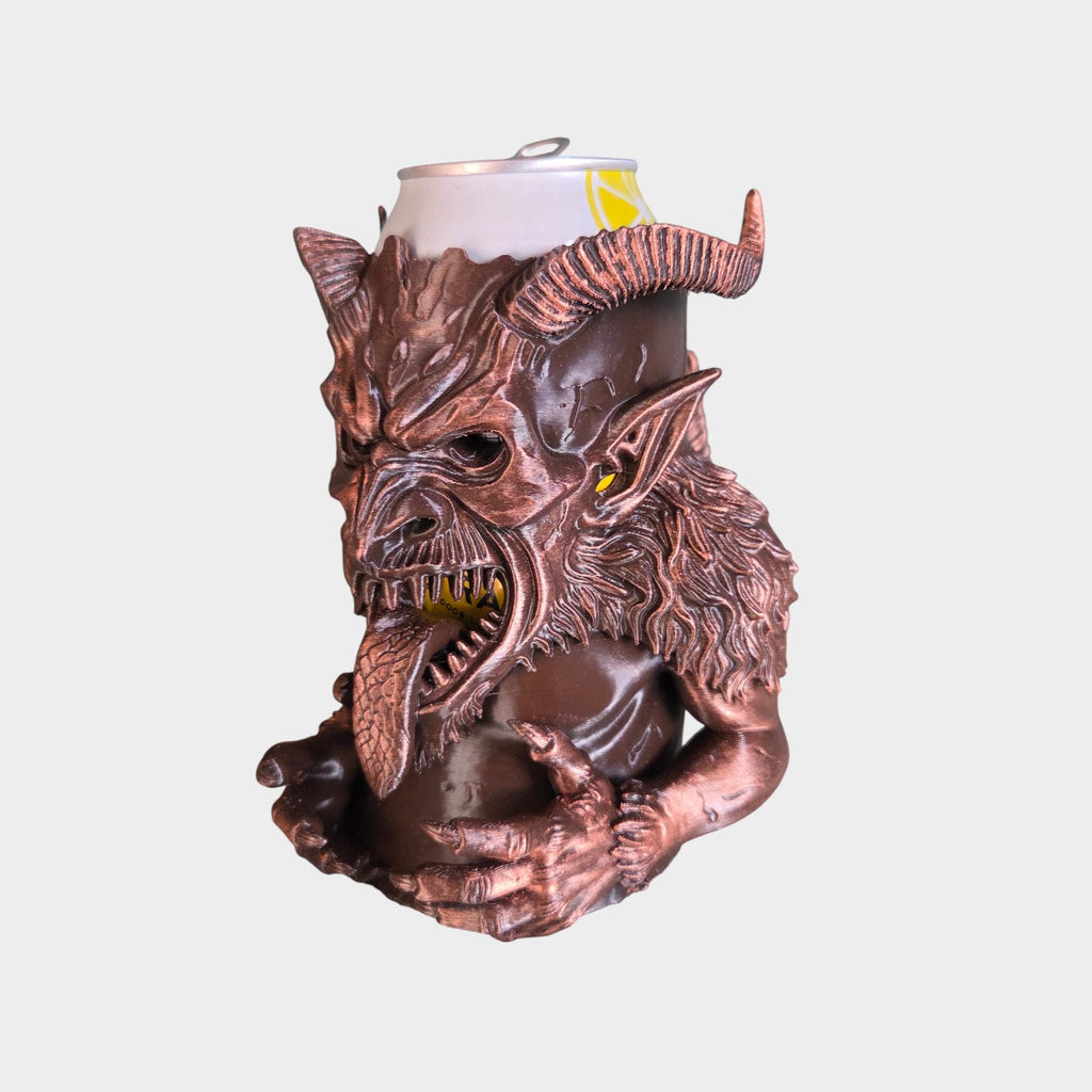 Frenetic - Krampus Can Holder Mug – Fantasy Tankard for 330 ml and 500 ml (12 oz / 16–16.9 oz) Cans | Perfect for DND and Tabletop Gaming