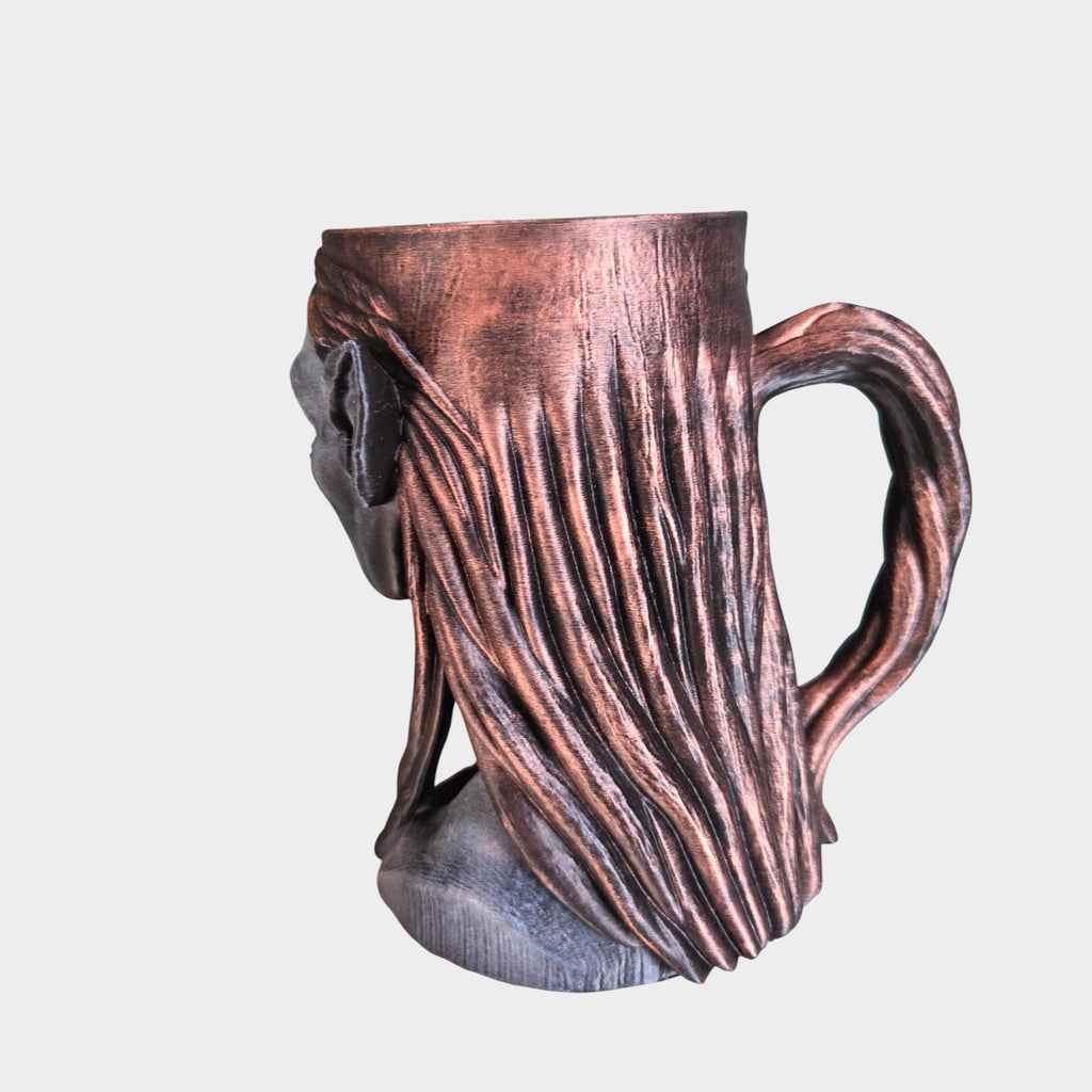 Dark elf rider Can Holder Mug – Fantasy Tankard for 330 ml and 500 ml (12 oz / 16–16.9 oz) Cans | Perfect for DND and Tabletop Gaming