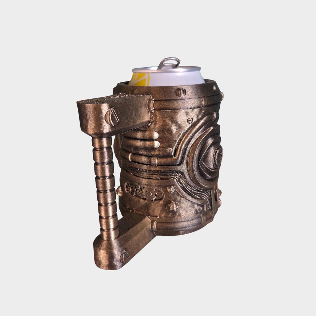 Golden time Can Holder Mug – Fantasy Tankard for 330 ml and 500 ml (12 oz / 16–16.9 oz) Cans | Perfect for DND and Tabletop Gaming