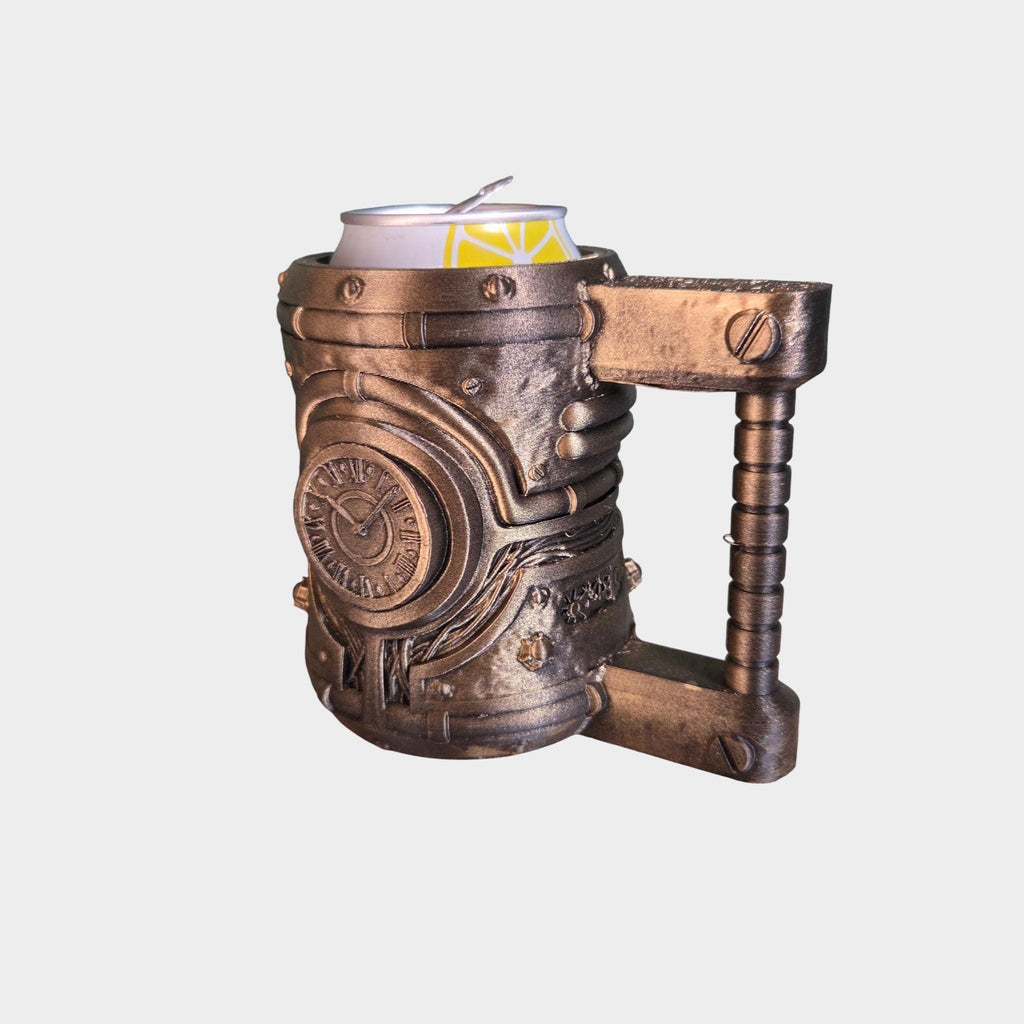 Golden time Can Holder Mug – Fantasy Tankard for 330 ml and 500 ml (12 oz / 16–16.9 oz) Cans | Perfect for DND and Tabletop Gaming