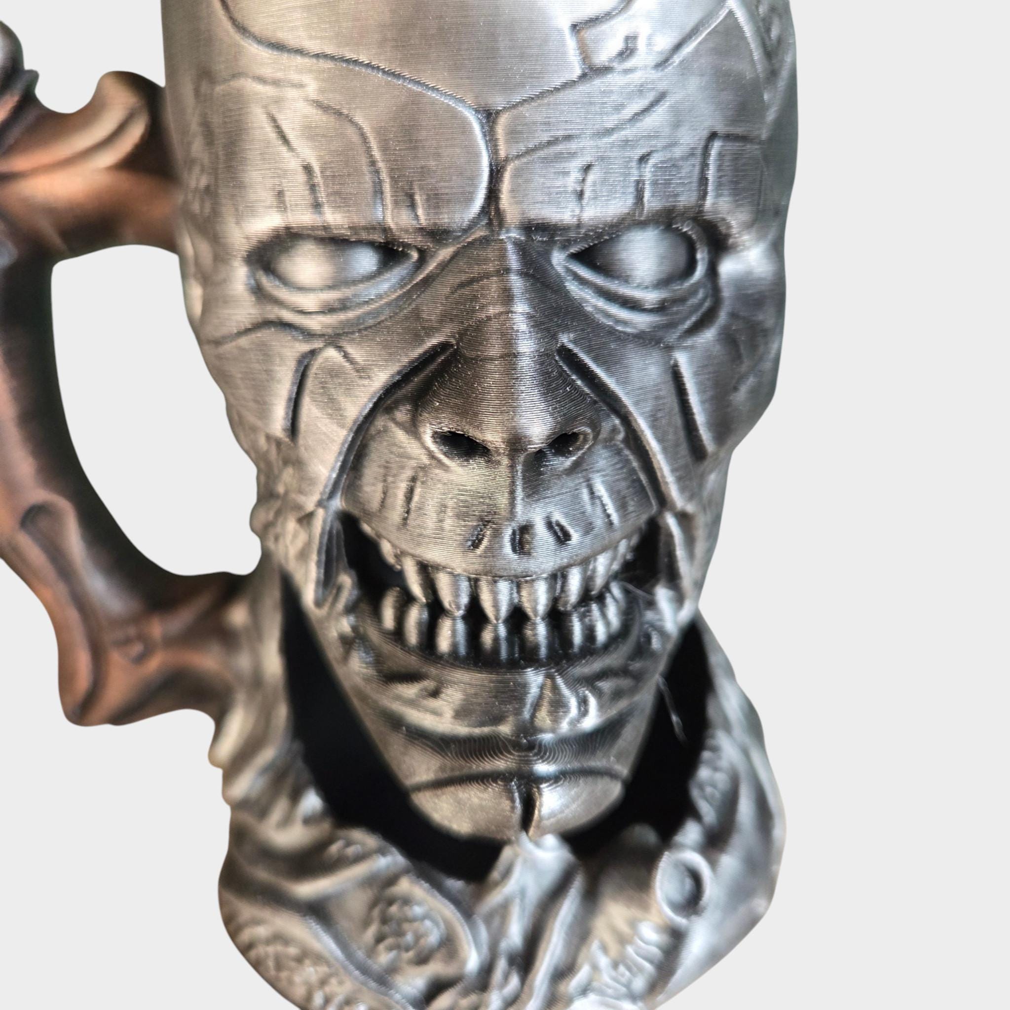 Zombie Can Holder Mug – Fantasy Tankard for 330 ml and 500 ml (12 oz / 16–16.9 oz) Cans | Perfect for DND and Tabletop Gaming