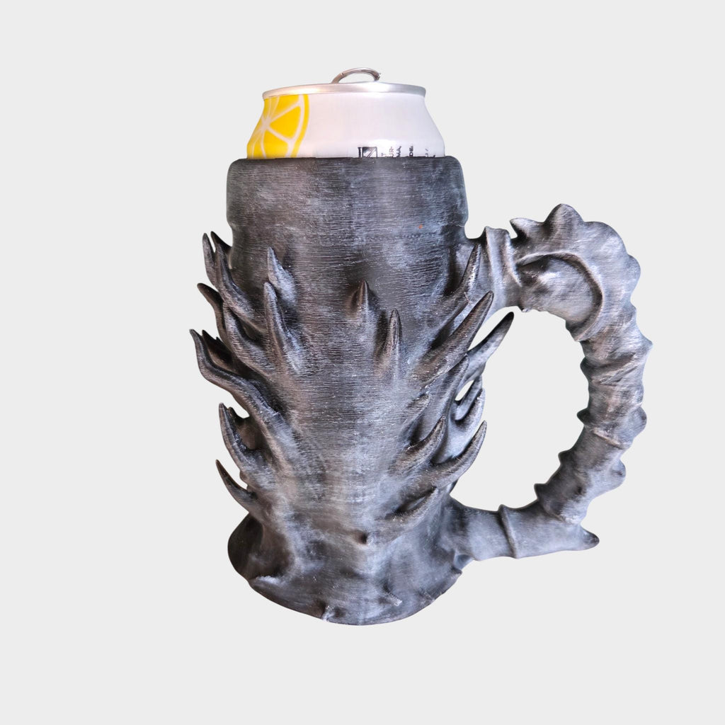 Fire demon Can Holder Mug – Fantasy Tankard for 330 ml and 500 ml (12 oz / 16–16.9 oz) Cans | Perfect for DND and Tabletop Gaming