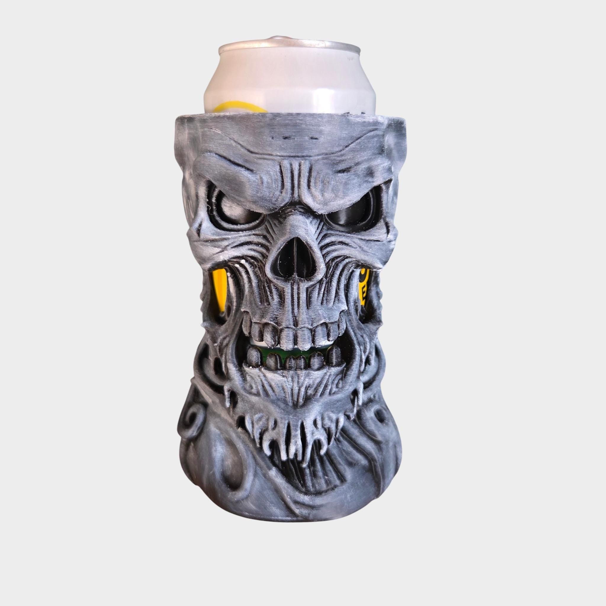 Fire demon 2 Can Holder Mug – Fantasy Tankard for 330 ml and 500 ml (12 oz / 16–16.9 oz) Cans | Perfect for DND and Tabletop Gaming