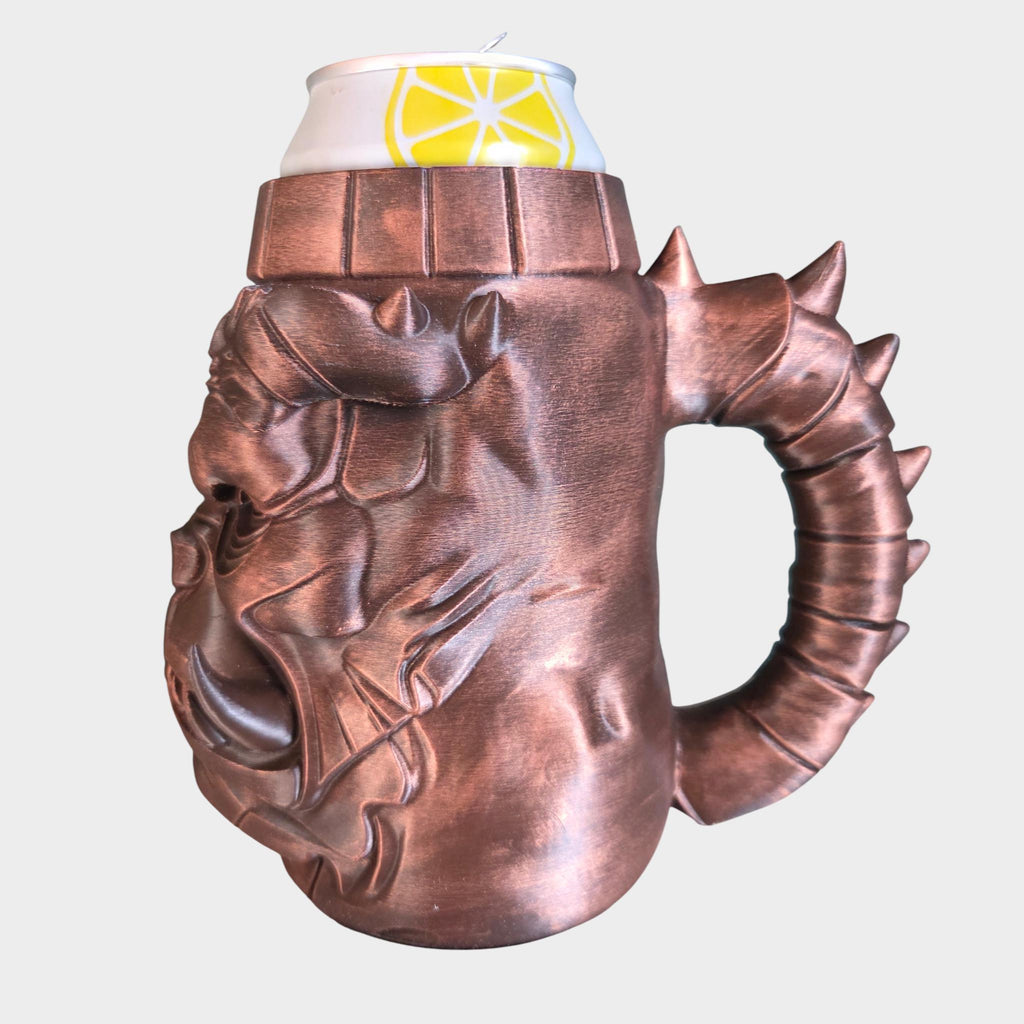 Ogre Can Holder Mug – Fantasy Tankard for 330 ml and 500 ml (12 oz / 16–16.9 oz) Cans | Perfect for DND and Tabletop Gaming