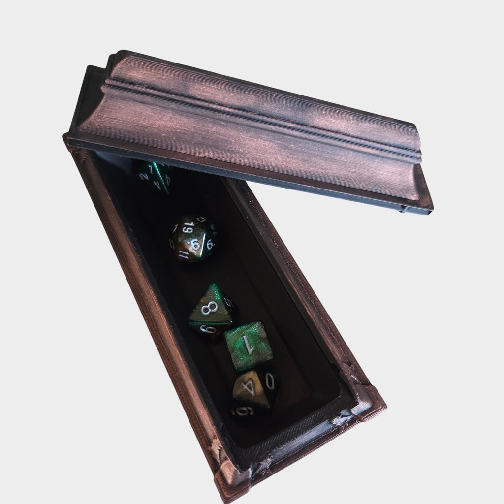 Gothic Dice Coffin Box – Skull Decor Dice Storage for DnD and RPG | Dark Fantasy Tabletop Accessory Gift