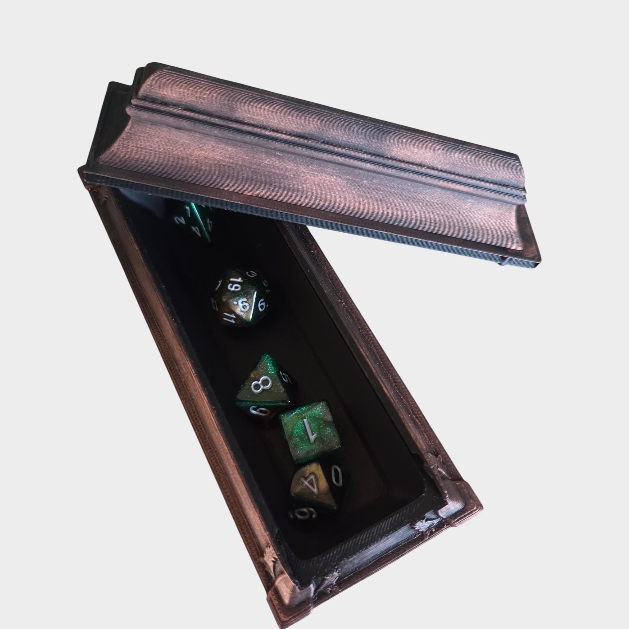 Gothic Dice Coffin Box – Skull Decor Dice Storage for DnD and RPG | Dark Fantasy Tabletop Accessory Gift