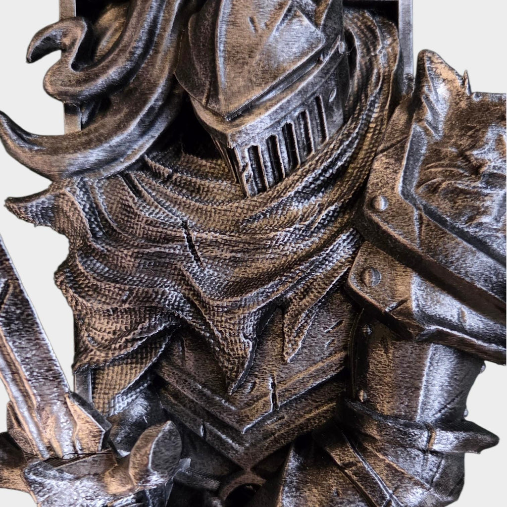 Knight Book Nook | Medieval Knight Bookshelf Insert | Fantasy Book Decor for Readers | Unique Gift