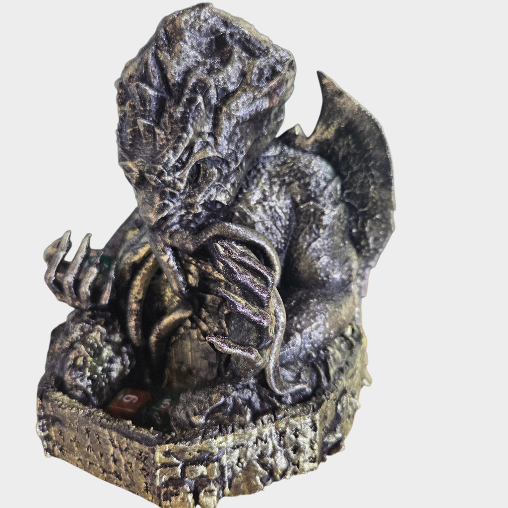 Lovecraftian Dice Tower | Eldritch Horror Dice Roller | RPG Dice Tower | Tabletop Gaming Accessory