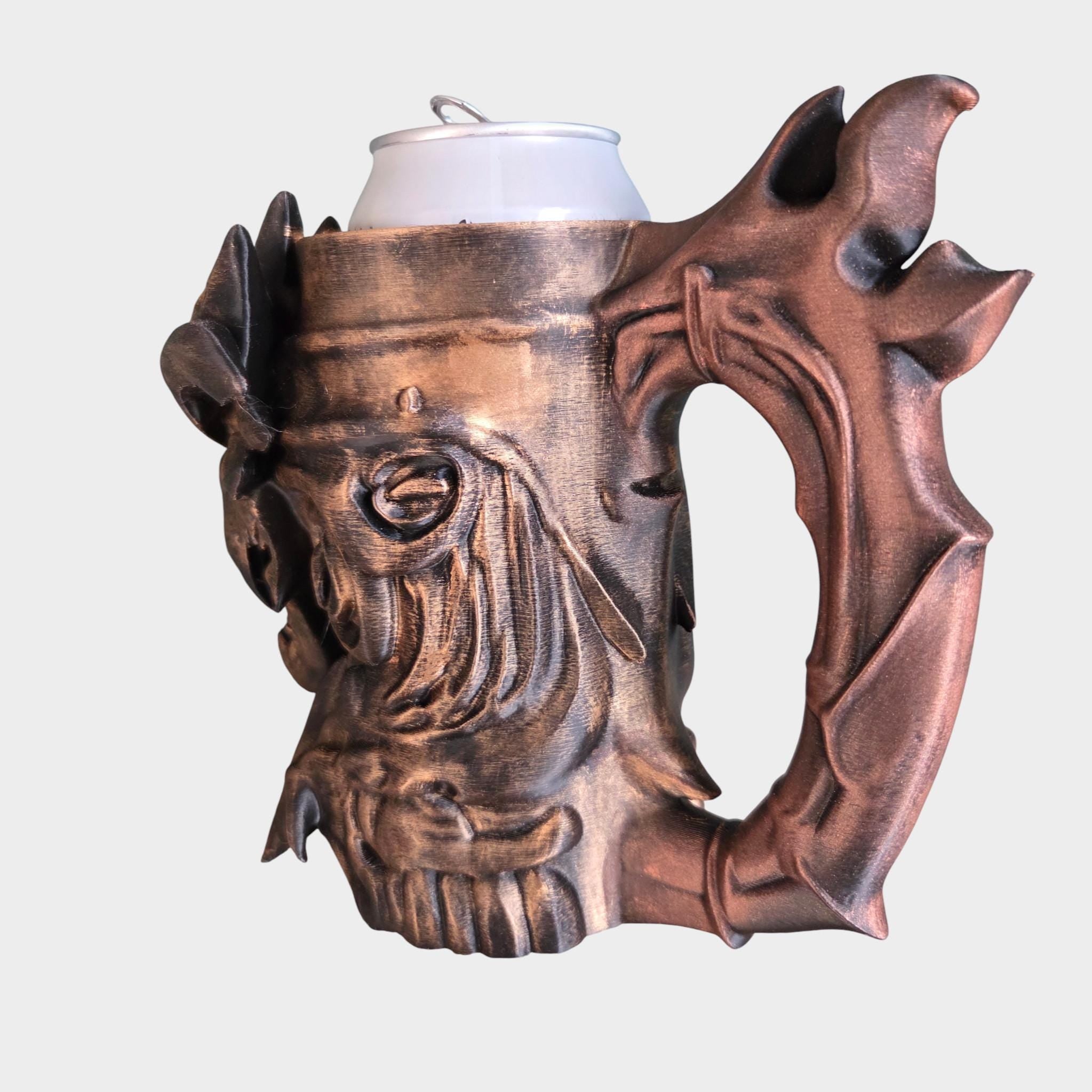 Wyvern Can Holder Mug – Fantasy Tankard for 330 ml and 500 ml (12 oz / 16–16.9 oz) Cans | Perfect for DND and Tabletop Gaming