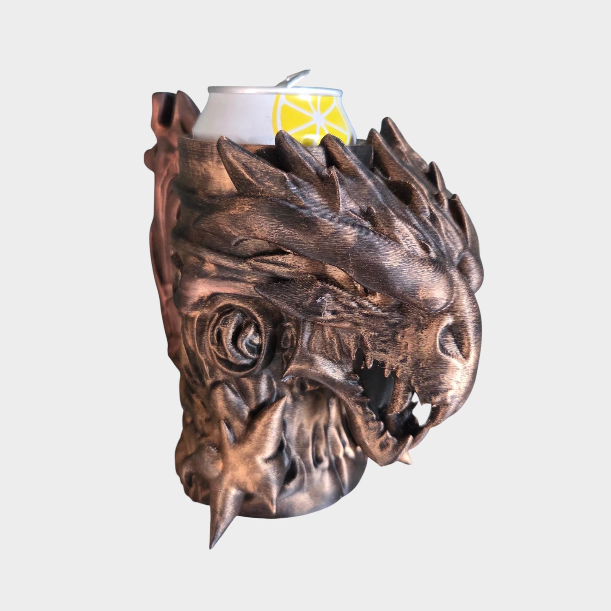 Wyvern Can Holder Mug – Fantasy Tankard for 330 ml and 500 ml (12 oz / 16–16.9 oz) Cans | Perfect for DND and Tabletop Gaming
