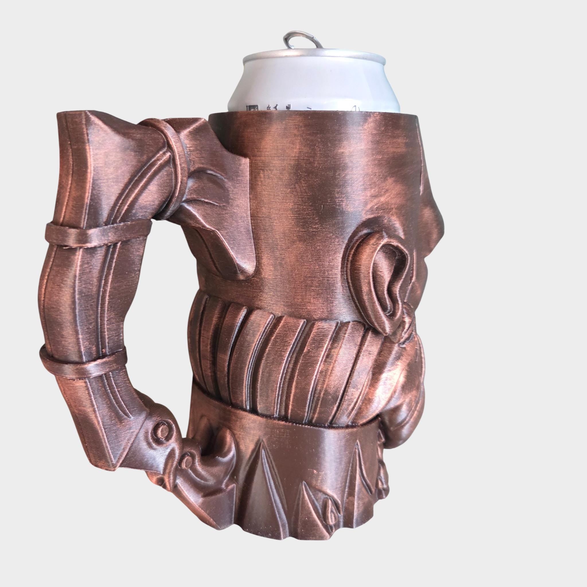 Kratos Can Holder Mug – Fantasy Tankard for 330 ml and 500 ml (12 oz / 16–16.9 oz) Cans | Perfect for DND and Tabletop Gaming
