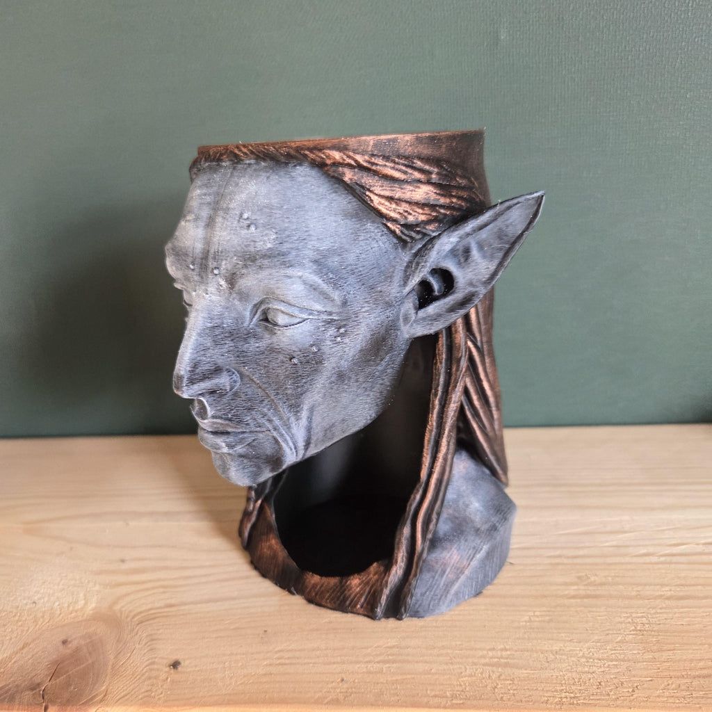Dark elf rider Can Holder Mug – Fantasy Tankard for 330 ml and 500 ml (12 oz / 16–16.9 oz) Cans | Perfect for DND and Tabletop Gaming