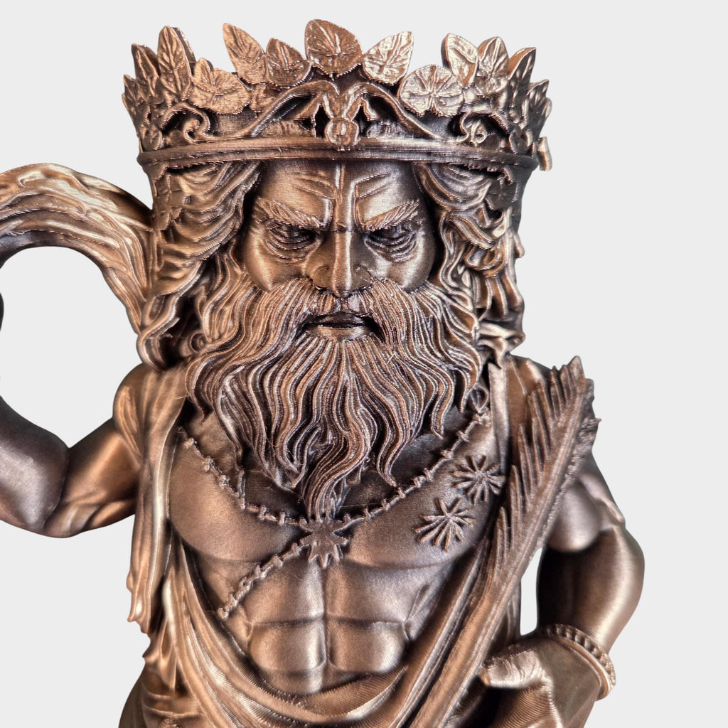 Zeus Can Holder Mug – Fantasy Tankard for 330 ml and 500 ml (12 oz / 16–16.9 oz) Cans | Perfect for DND and Tabletop Gaming
