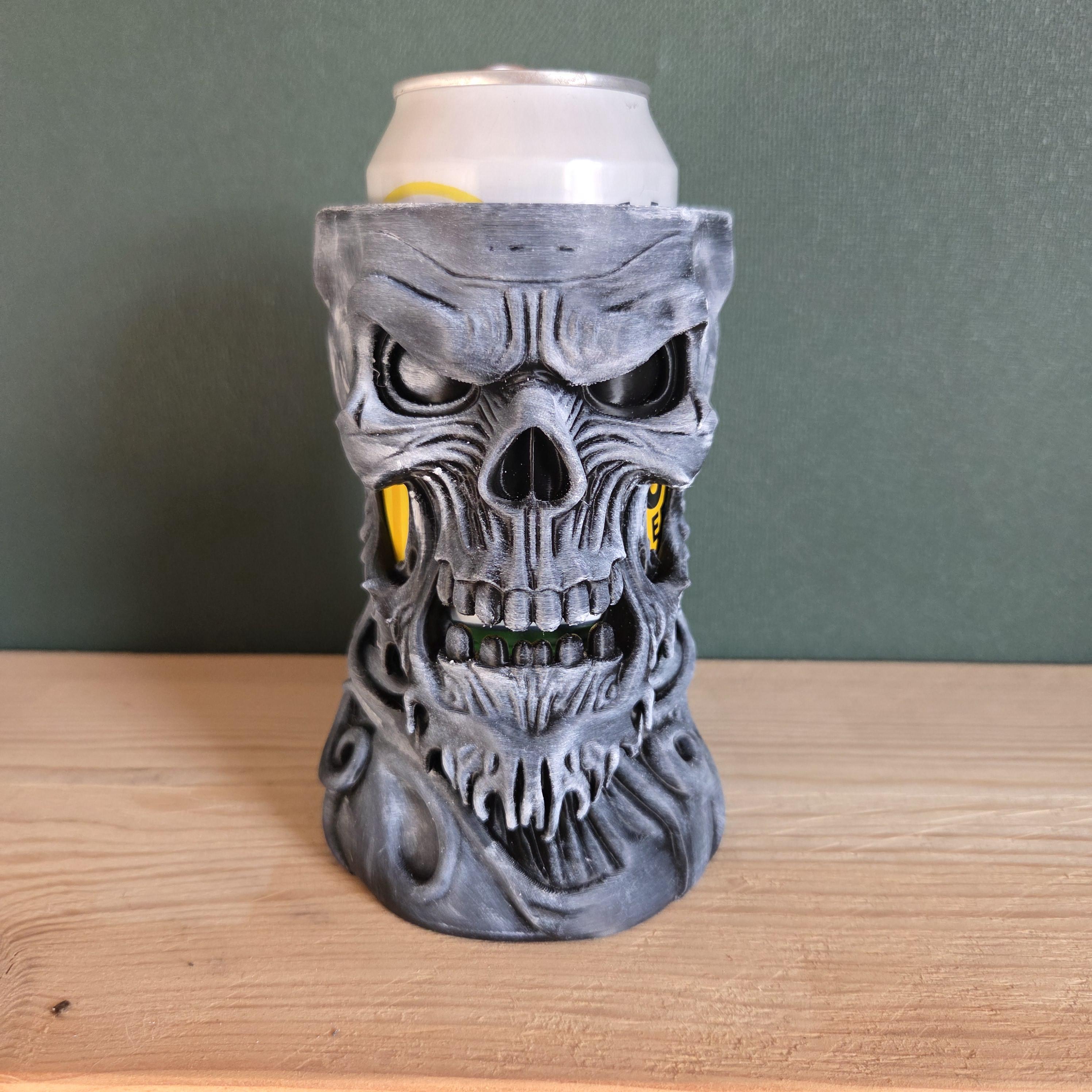 Fire demon 2 Can Holder Mug – Fantasy Tankard for 330 ml and 500 ml (12 oz / 16–16.9 oz) Cans | Perfect for DND and Tabletop Gaming