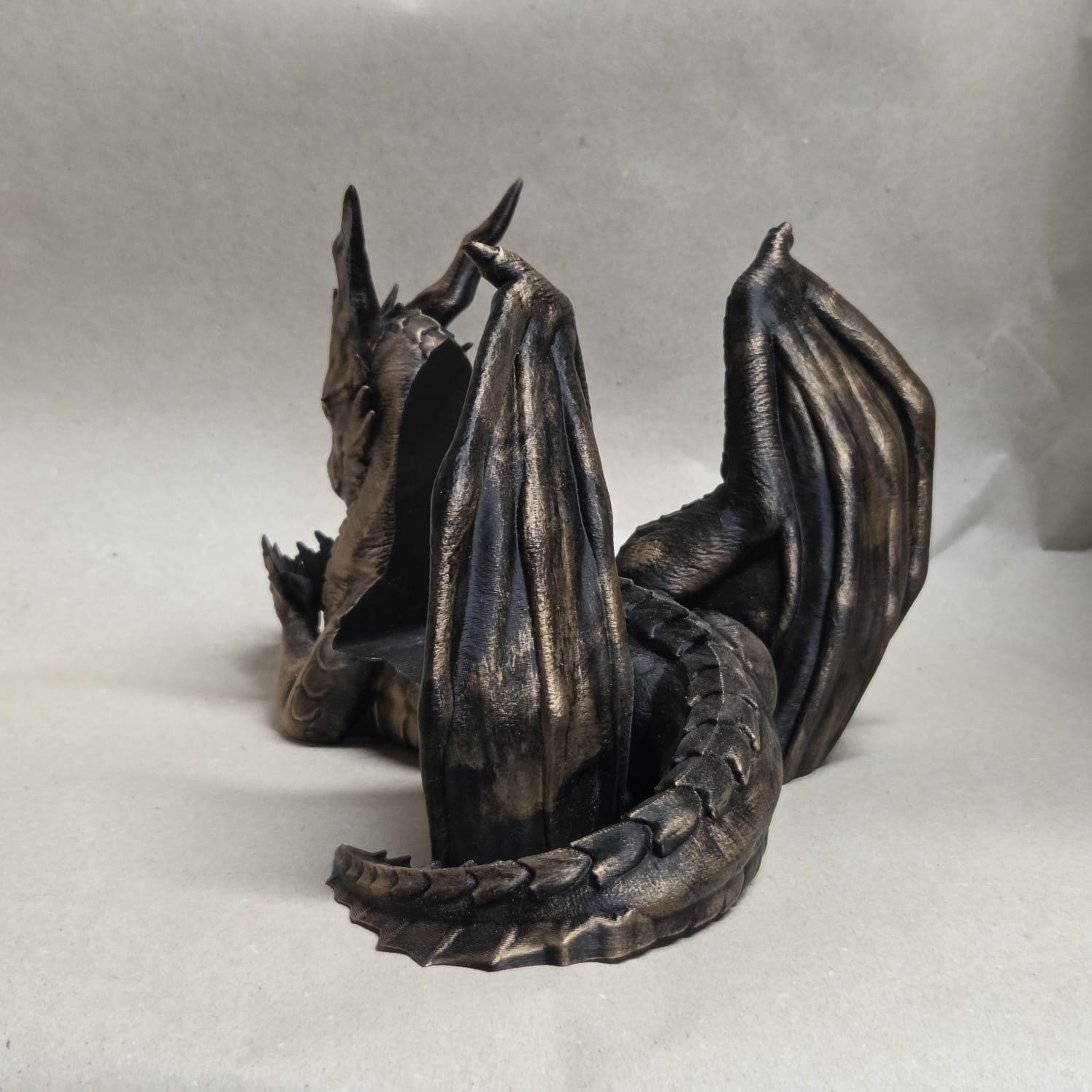 Dragon Book Holder for Fantasy Lovers – Gothic Bookends – Fourth Wing Inspired Decor – BookTok Shelf Decor – Unique Gift