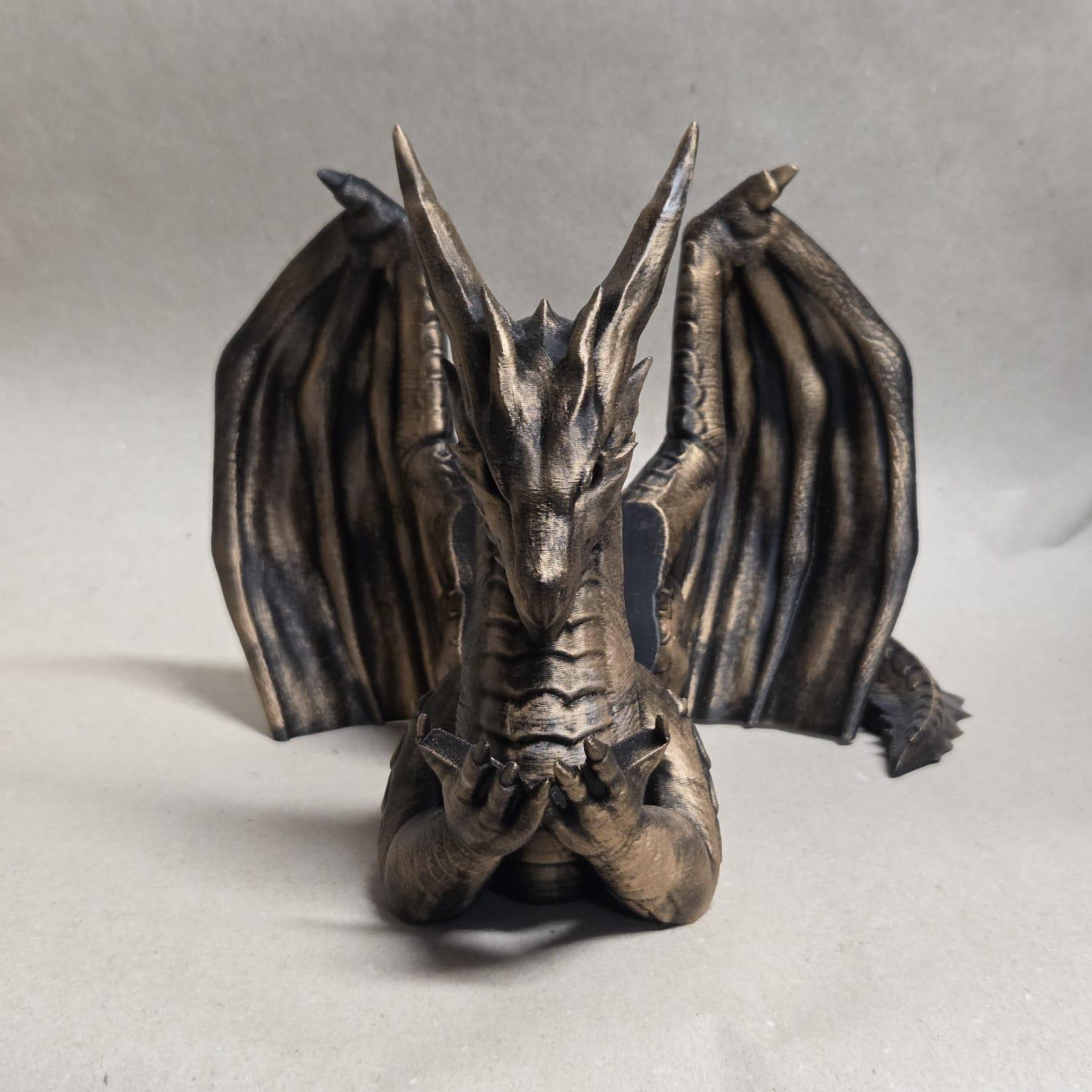 Dragon Book Holder for Fantasy Lovers – Gothic Bookends – Fourth Wing Inspired Decor – BookTok Shelf Decor – Unique Gift