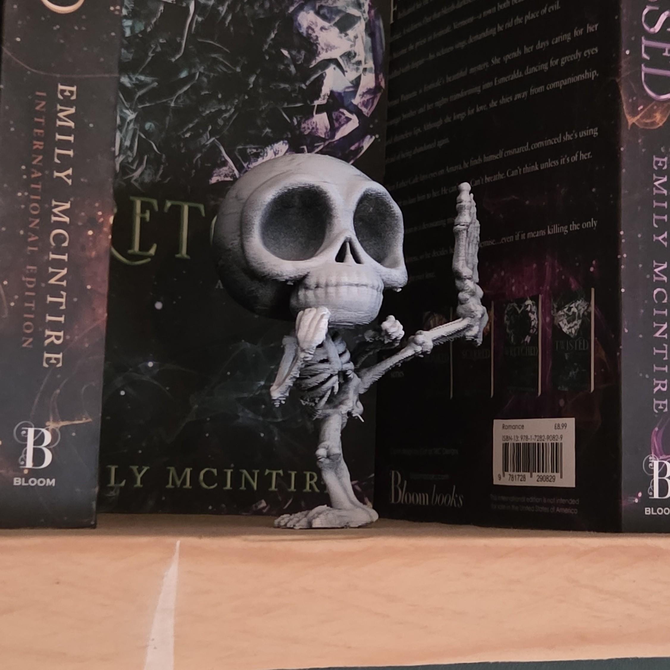 High kick - Poseable Skeleton Figurine – Unique 3D Printed Skeleton Decor
