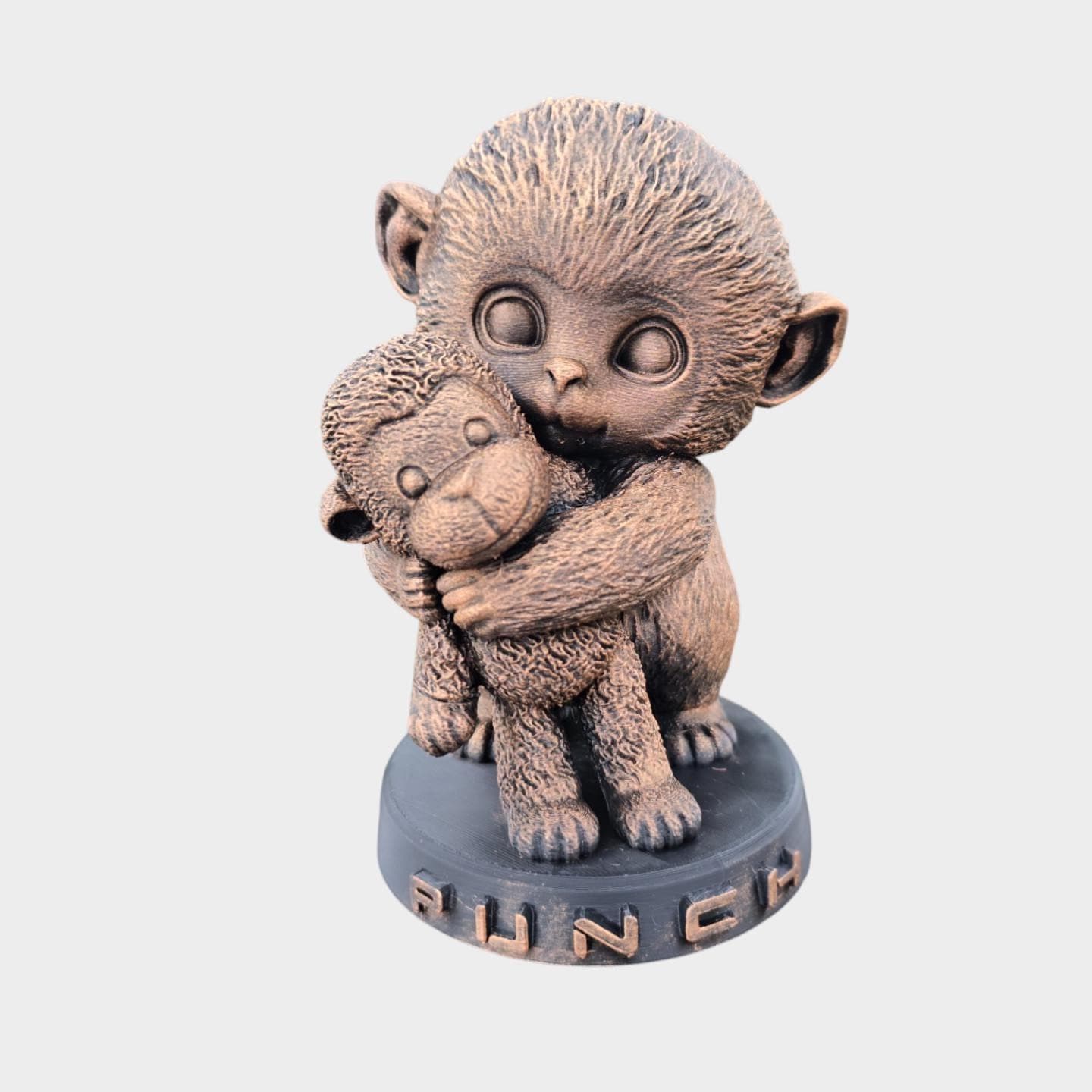 Punch the Monkey Collectible Figurine | Heartwarming Viral Zoo Monkey Decor